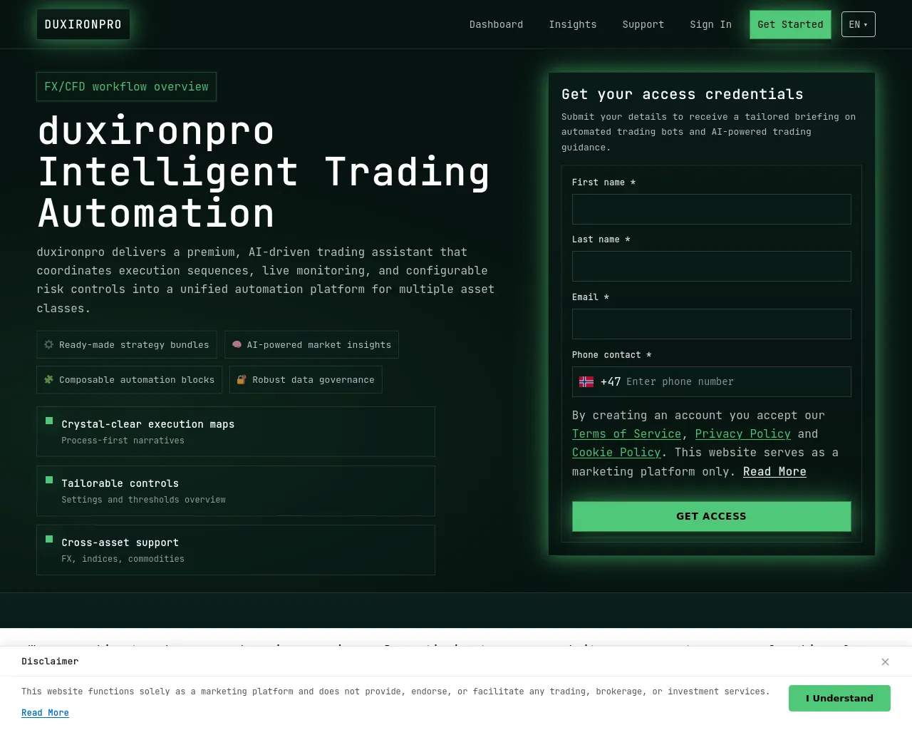 Screenshot of duxironpro-engine.com