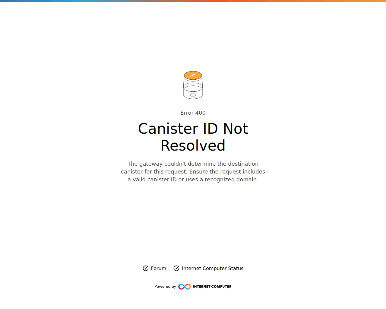 Screenshot of 4dsv2hiaaaaaaadac4qqcai.icp0.io