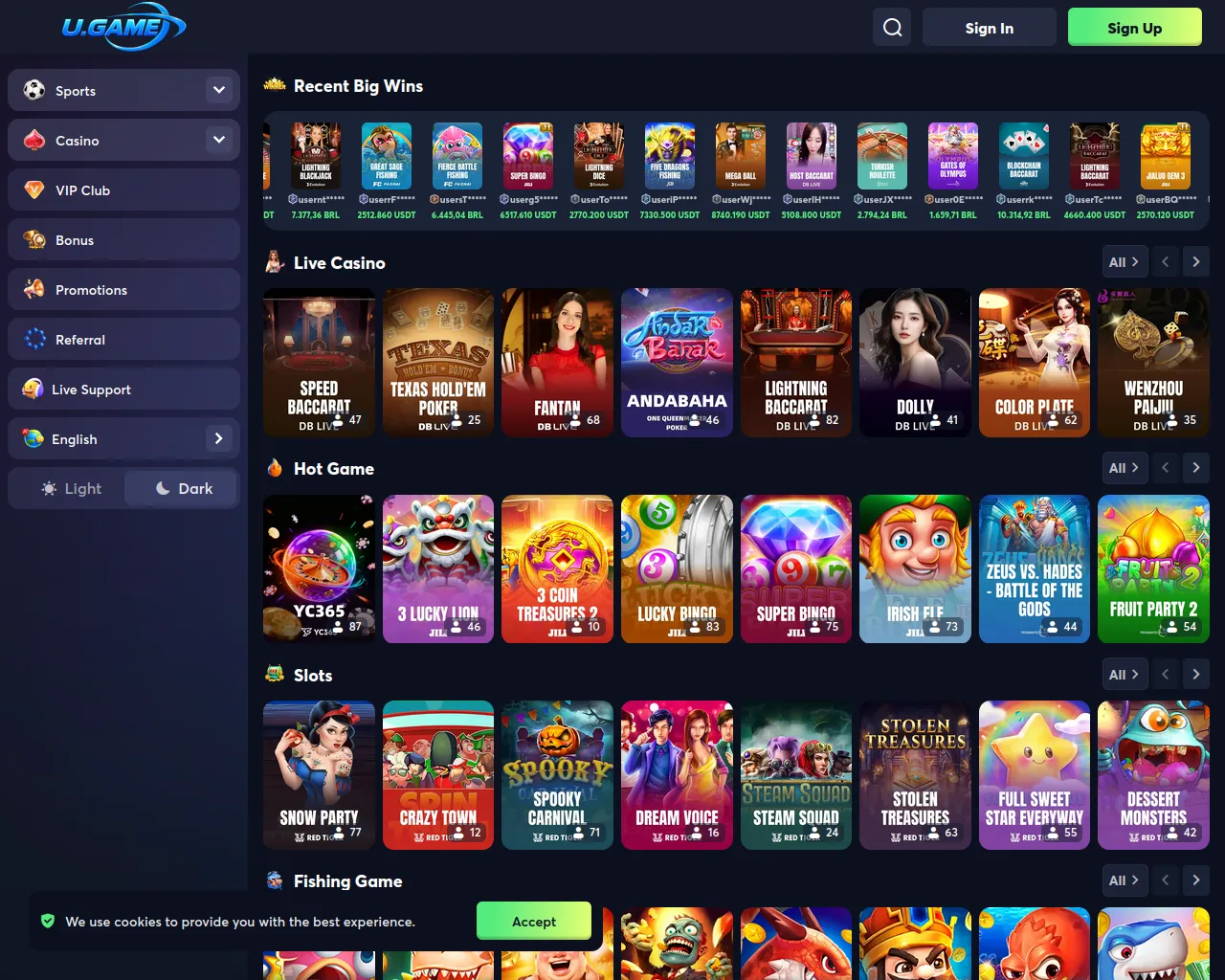 Screenshot of u.game