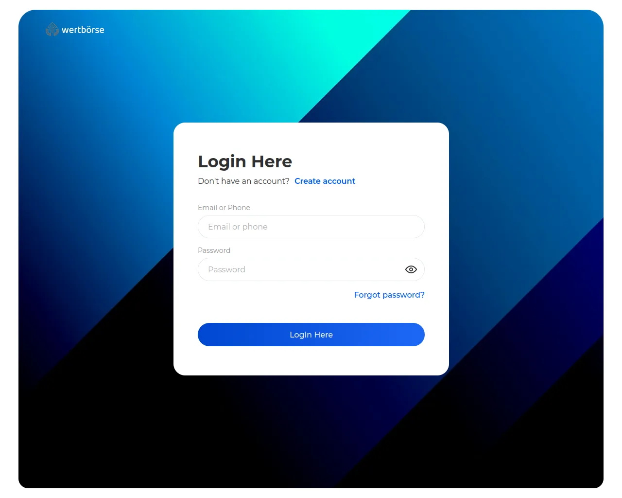 Screenshot of my.wertborse.com
