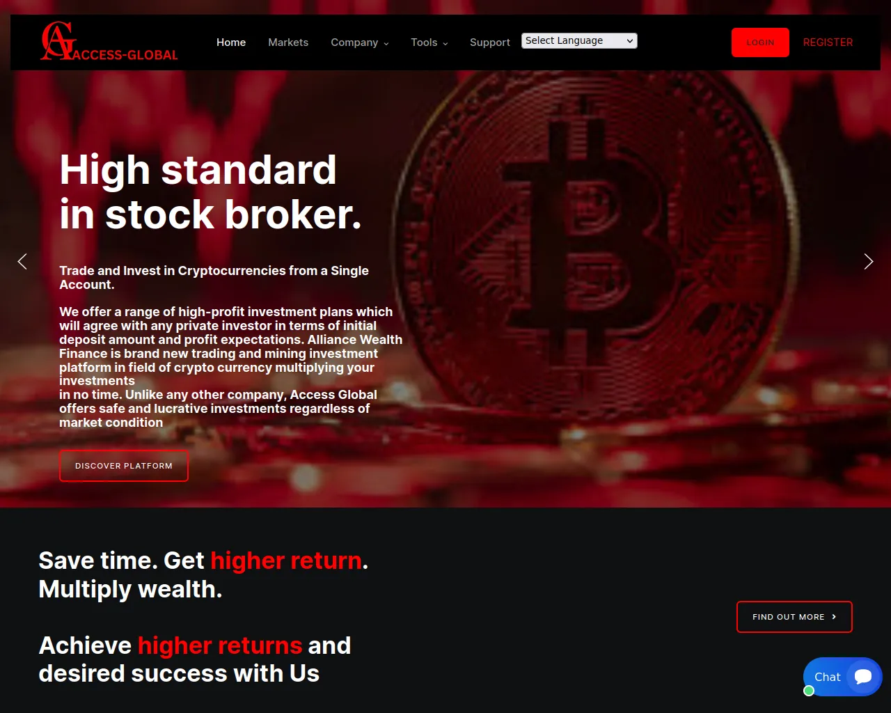 Screenshot of access-globalmarket.com