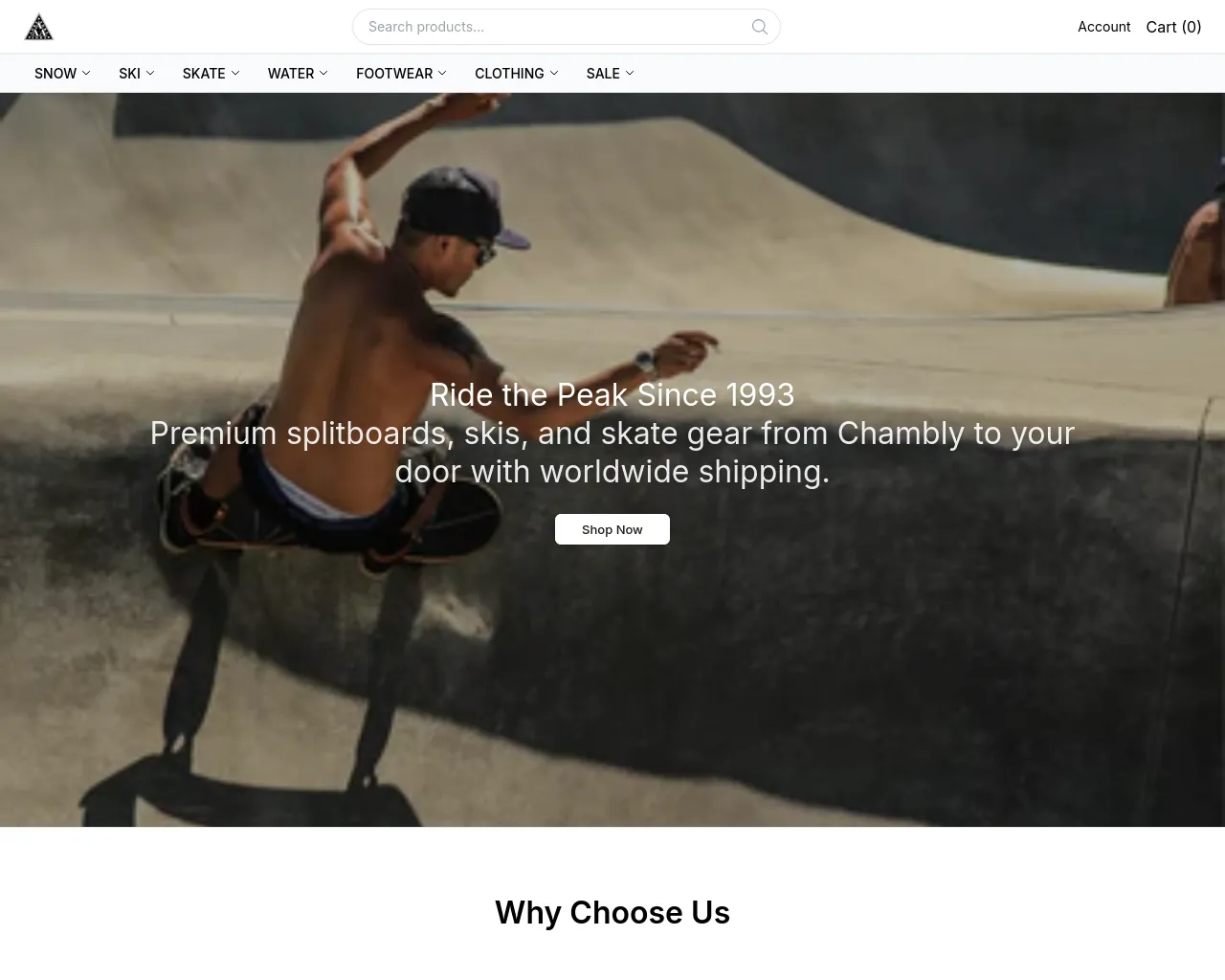 Screenshot of adrenalineboutique.shop