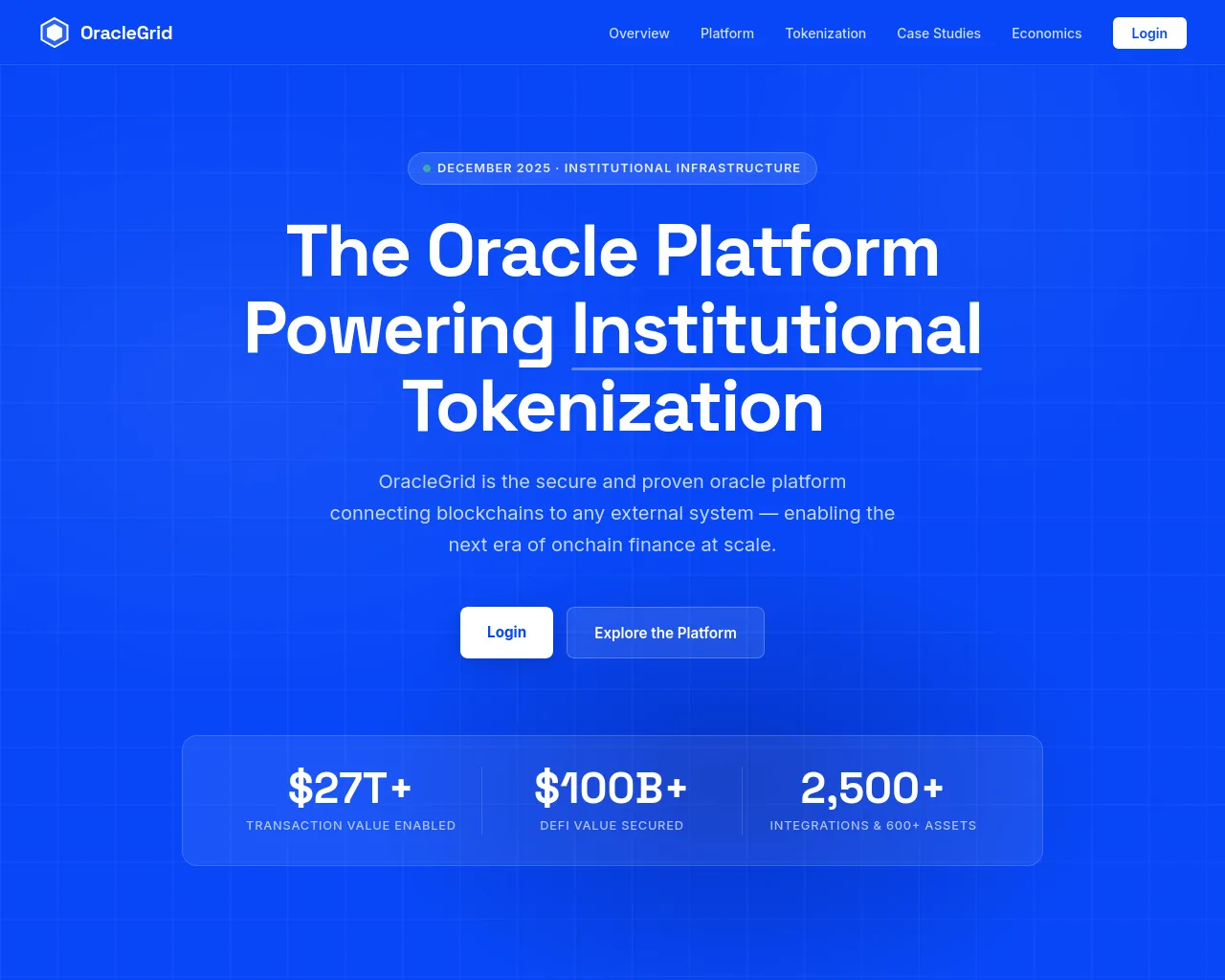 Screenshot of chainlinkdefiglobal.org