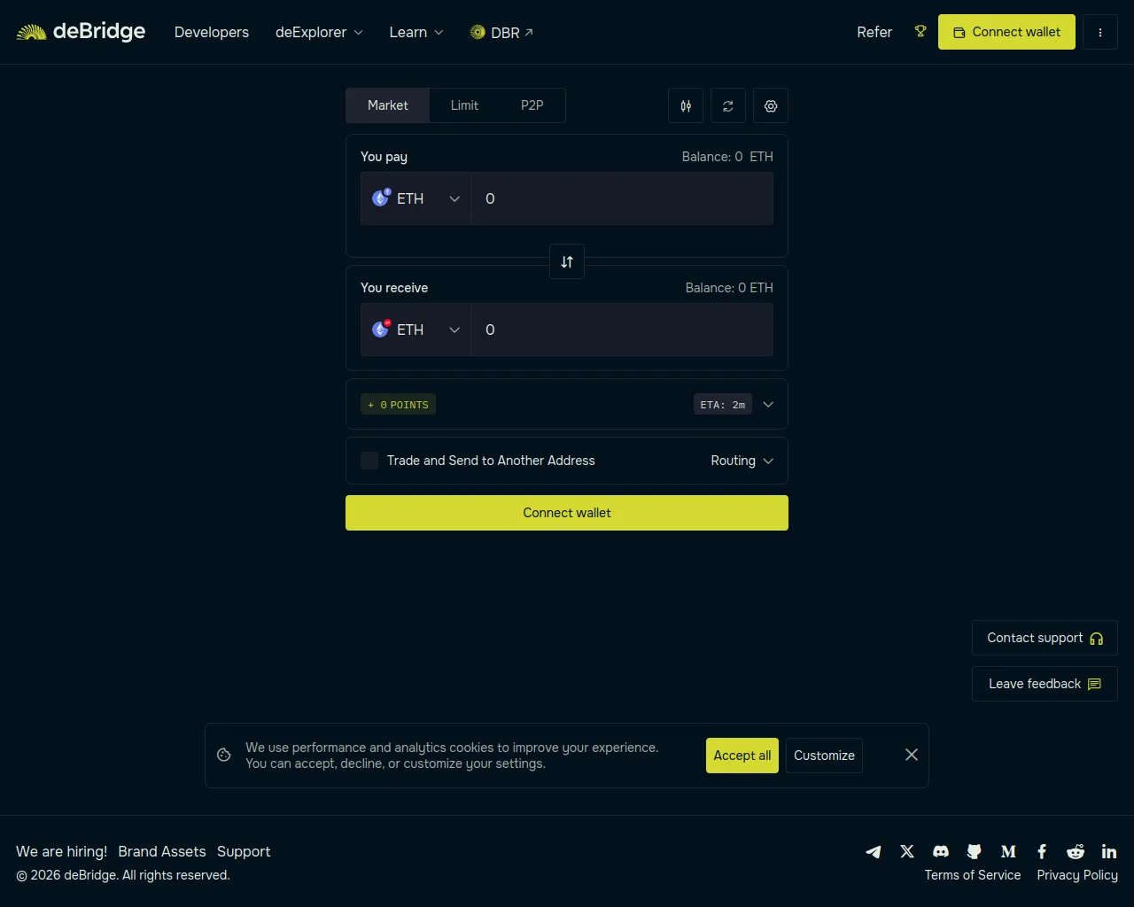 Screenshot of blidge.xyz