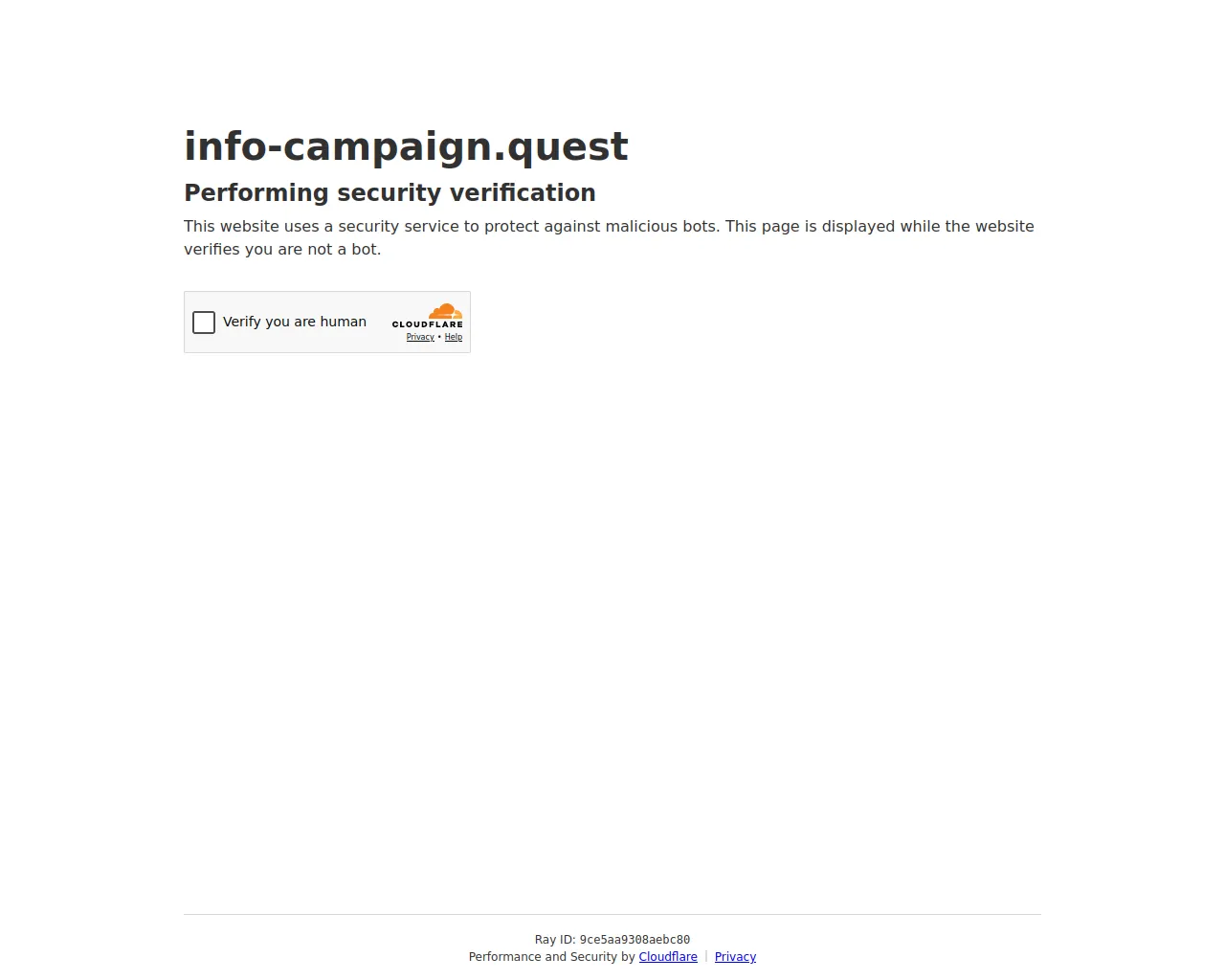 Screenshot of info-campaign.quest