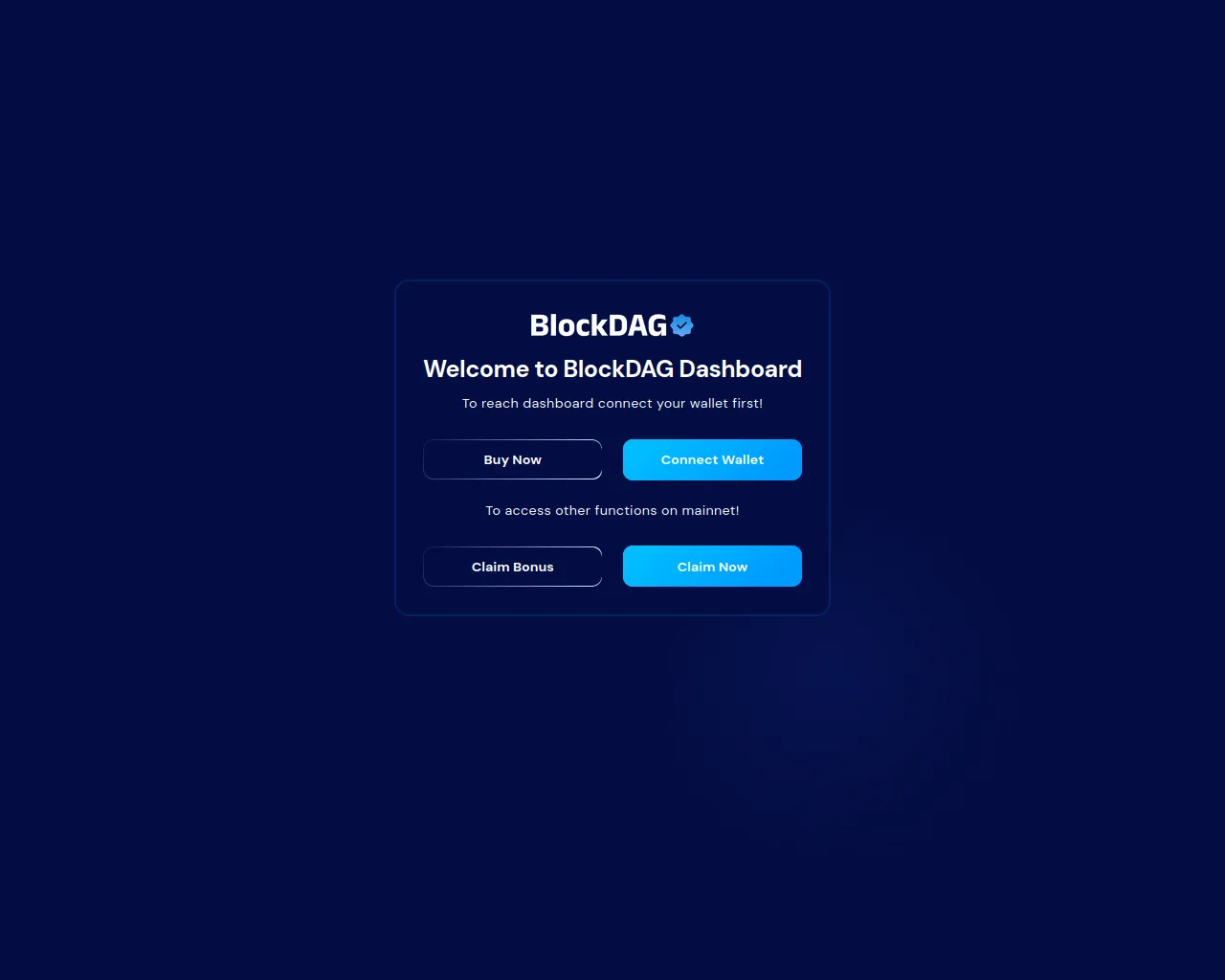 Screenshot of bdagclaims-network.pages.dev