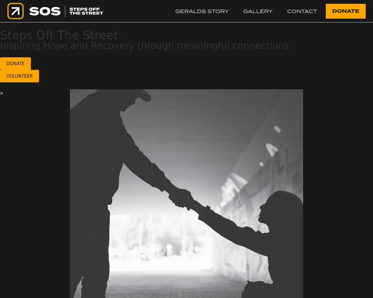 Screenshot of sos-stepsoffthestreet.ca
