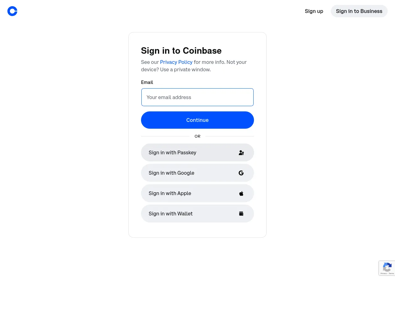 Screenshot of coinbase.ct.ws