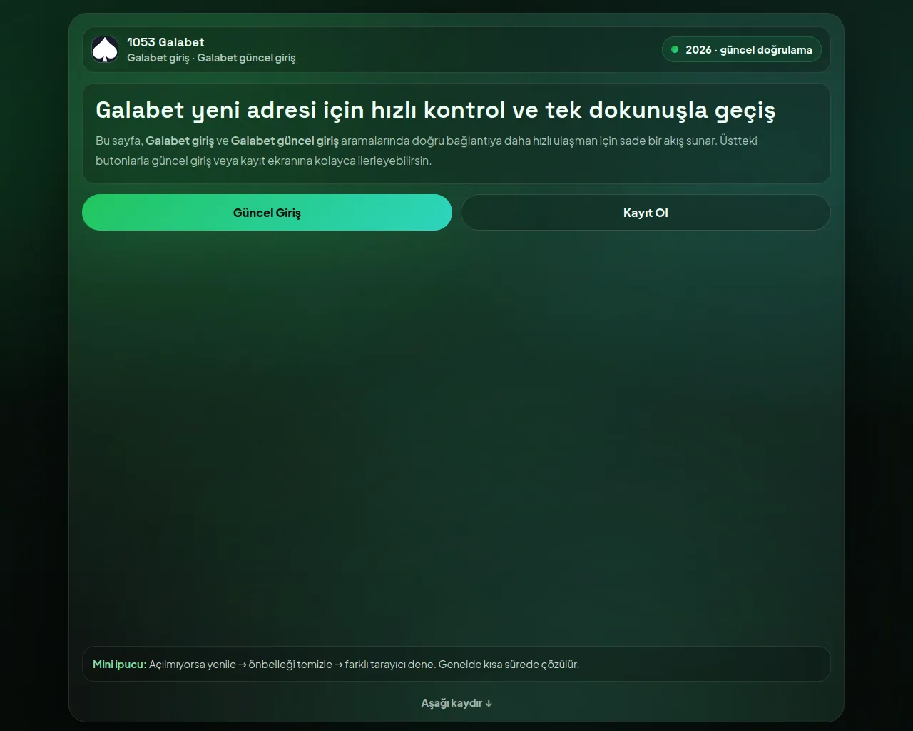 Screenshot of giris.galabet1053resmi.vip