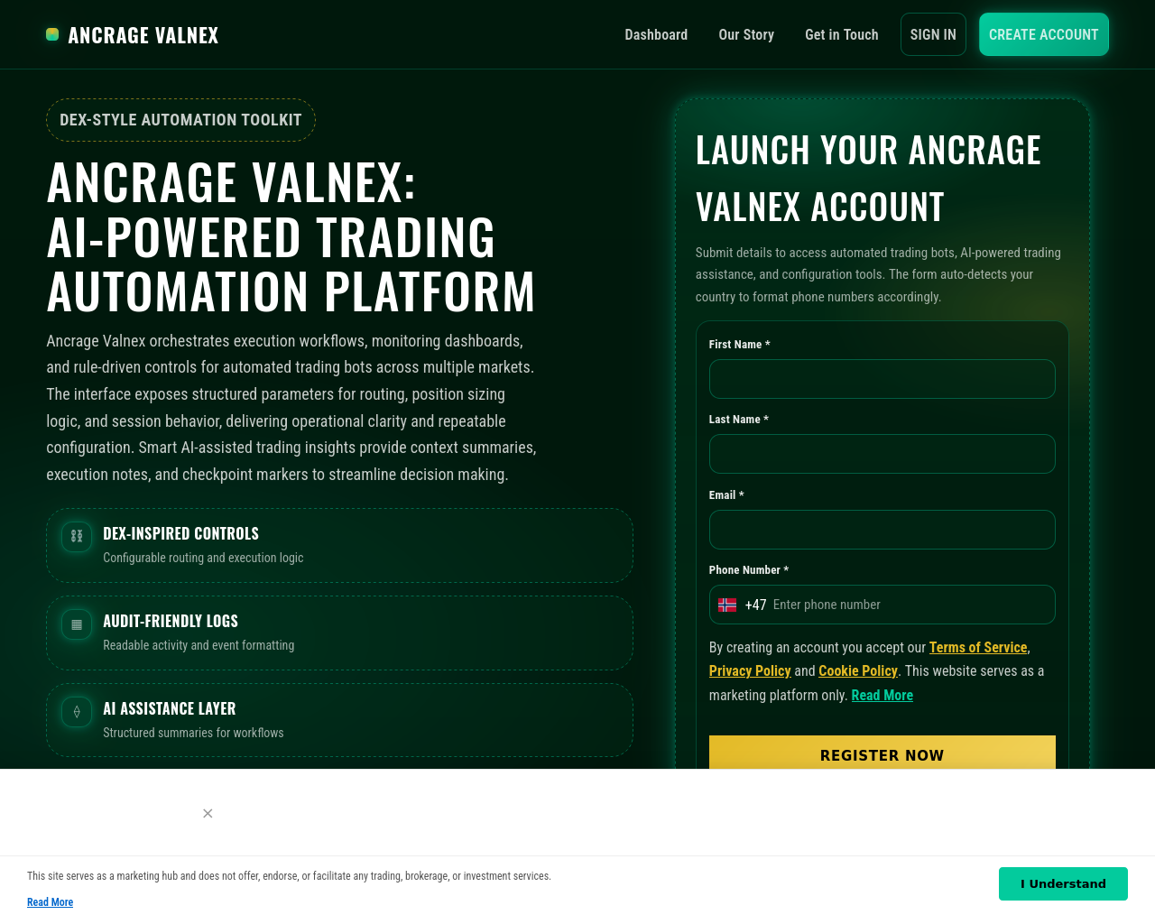 Screenshot of ancrage-valnex-system.com