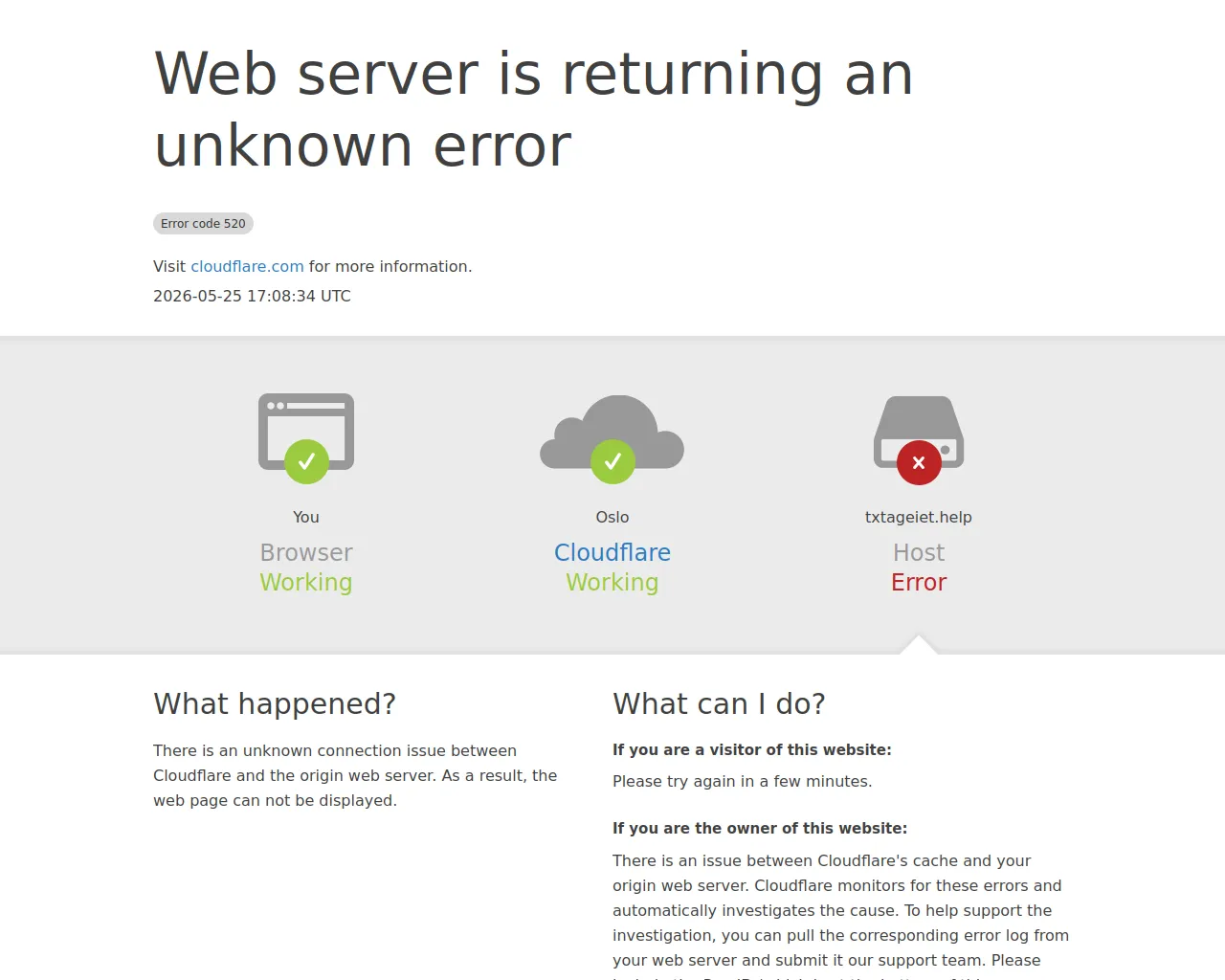 Screenshot of txtageiet.help