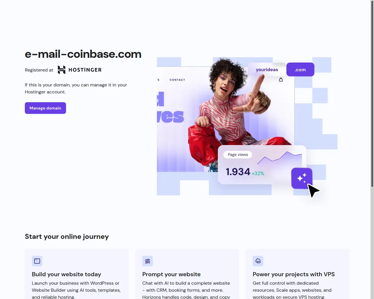 Screenshot of e-mail-coinbase.com