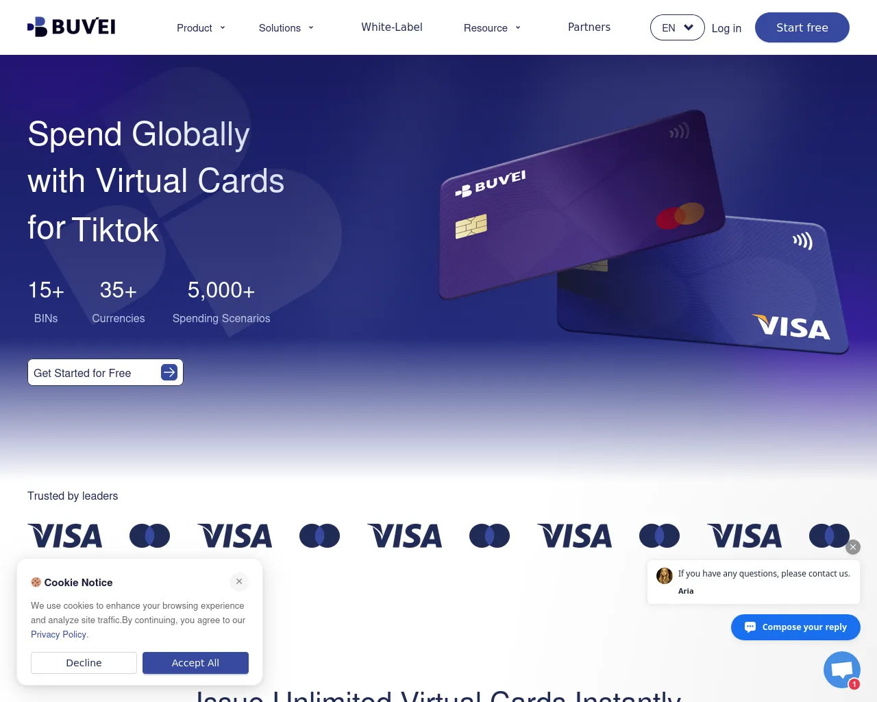 Screenshot of buvei.com