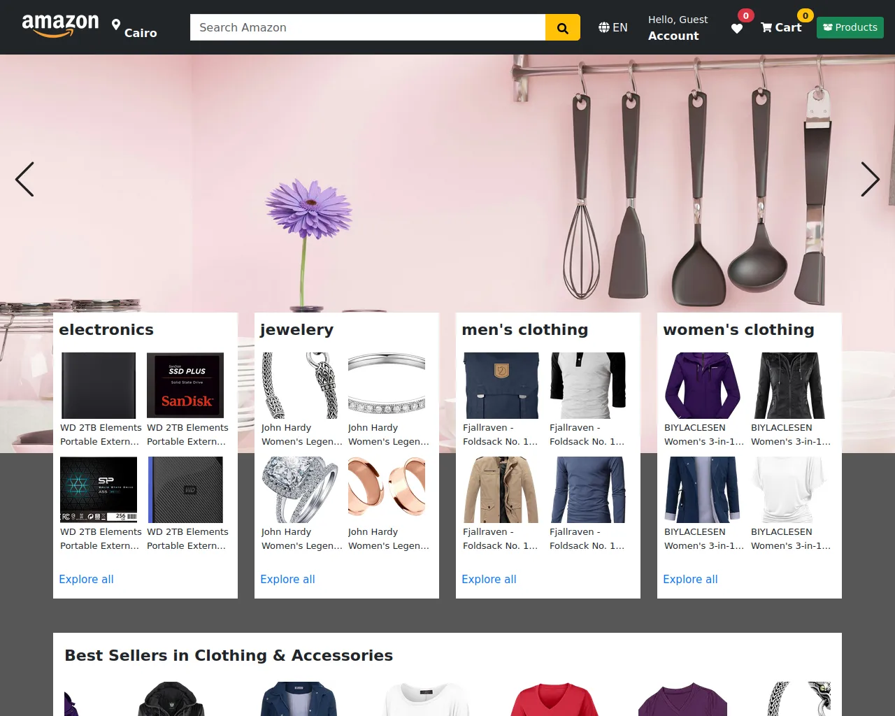 Screenshot of amazon-clone-seven-opal.vercel.app