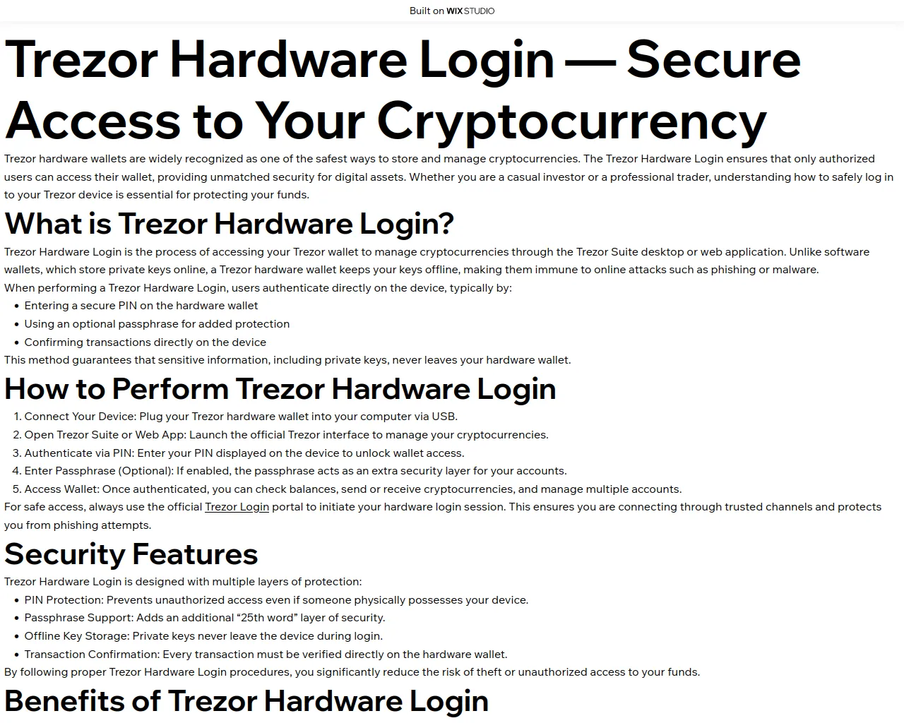 Screenshot of en-trezosiute.wixstudio.com