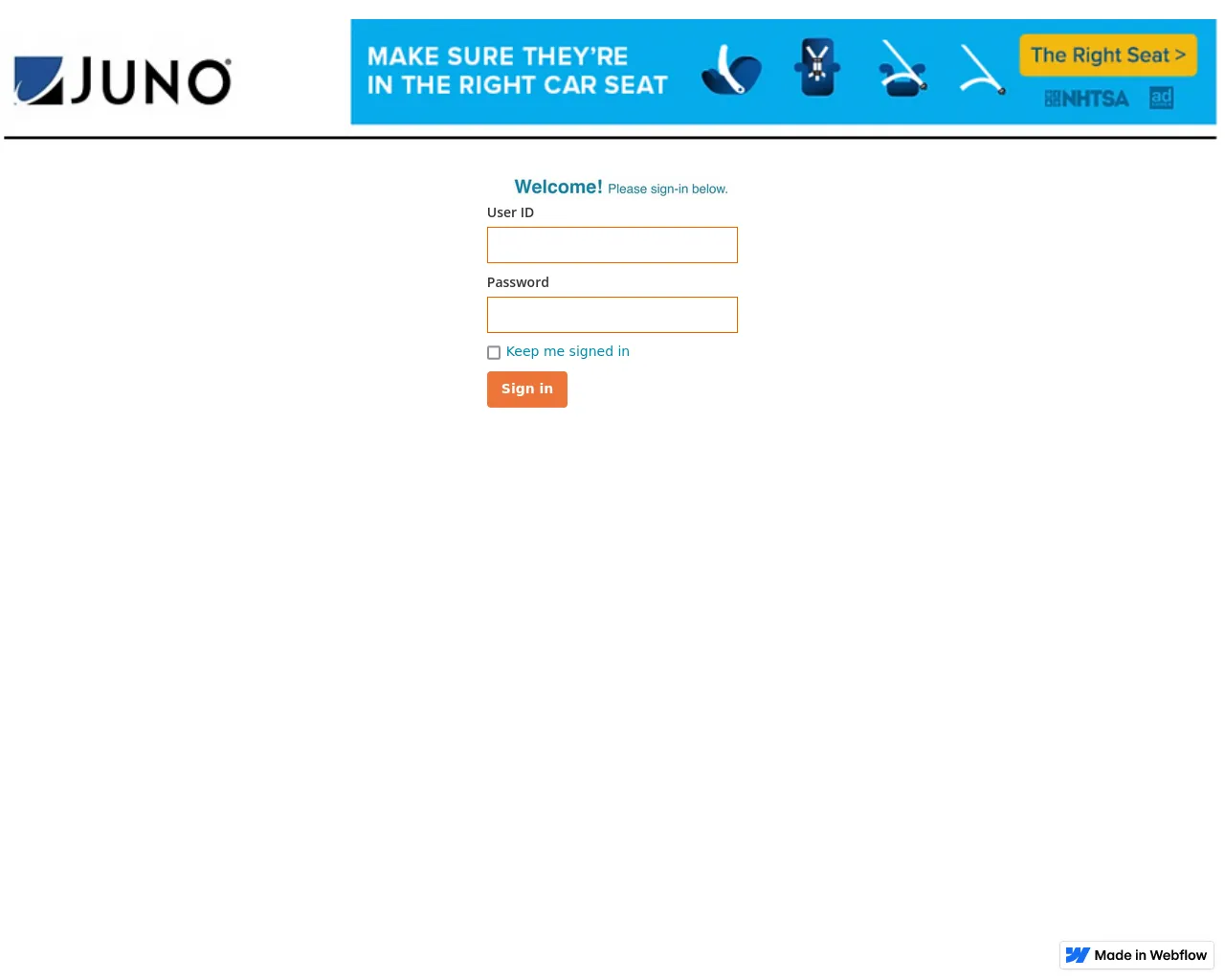 Screenshot of email-member-and-password-update.webflow.io