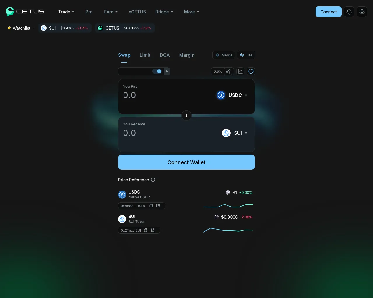 Screenshot of cetusspace.net