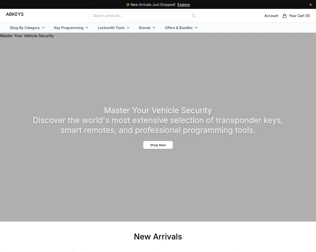 Screenshot of abkeyspro.shop