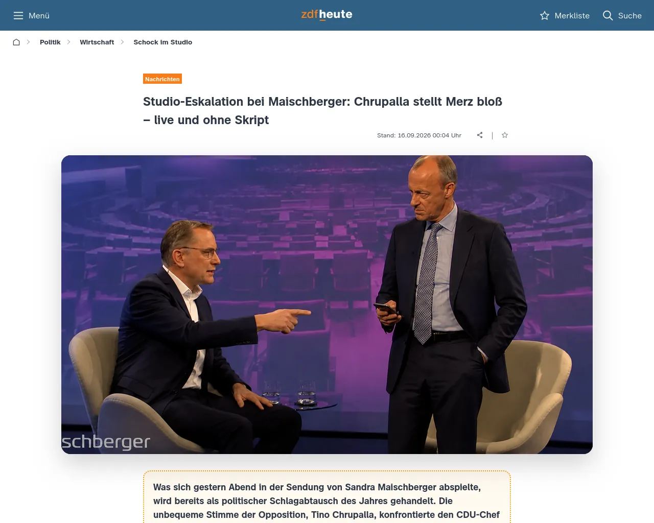 Screenshot of weltrueberblick.click