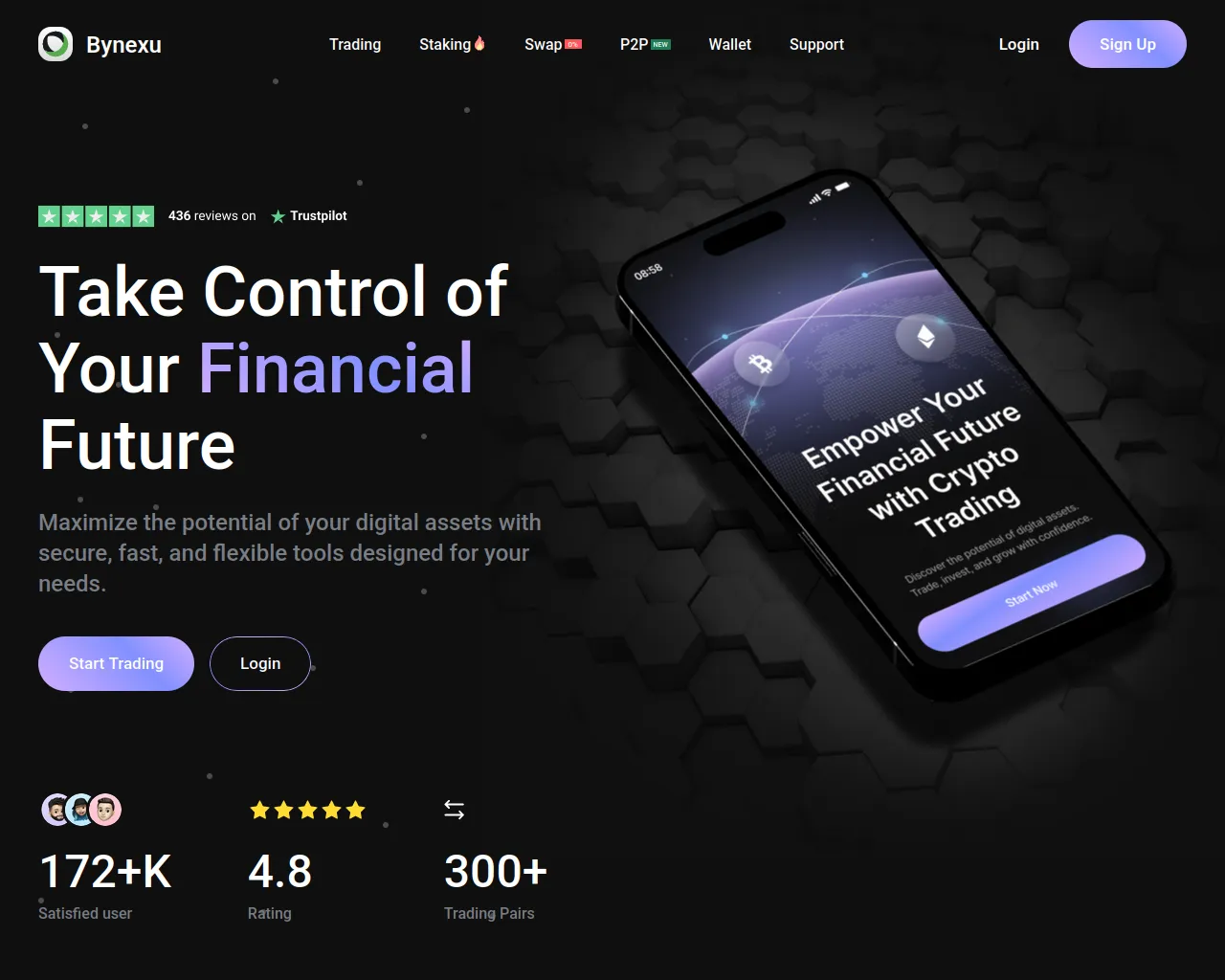 Screenshot of bynexu.com