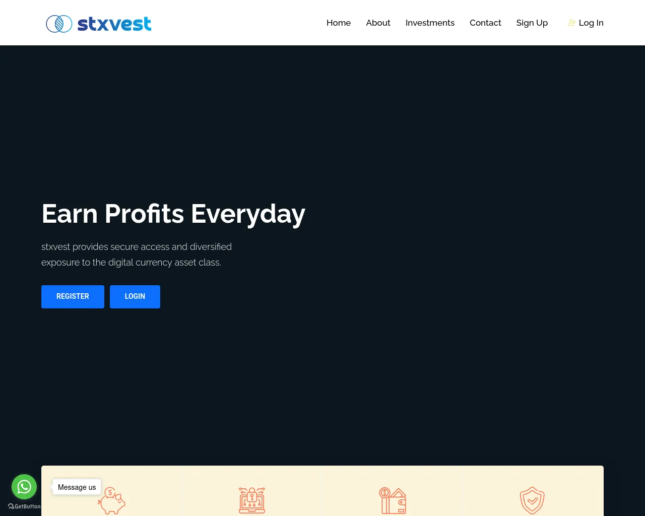Screenshot of stxvest.com