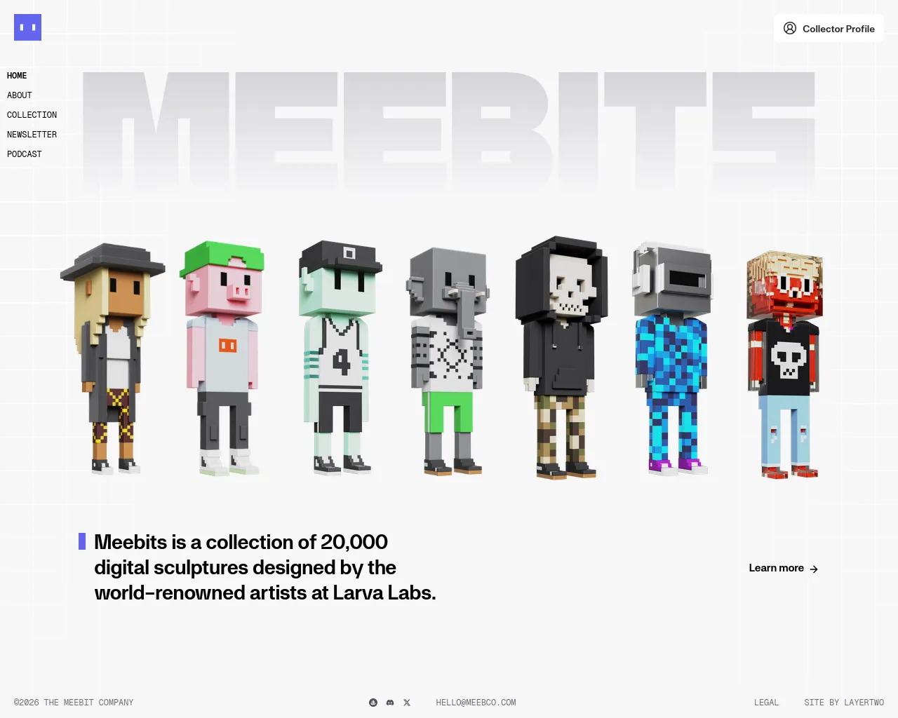 Screenshot of meebits.futbol