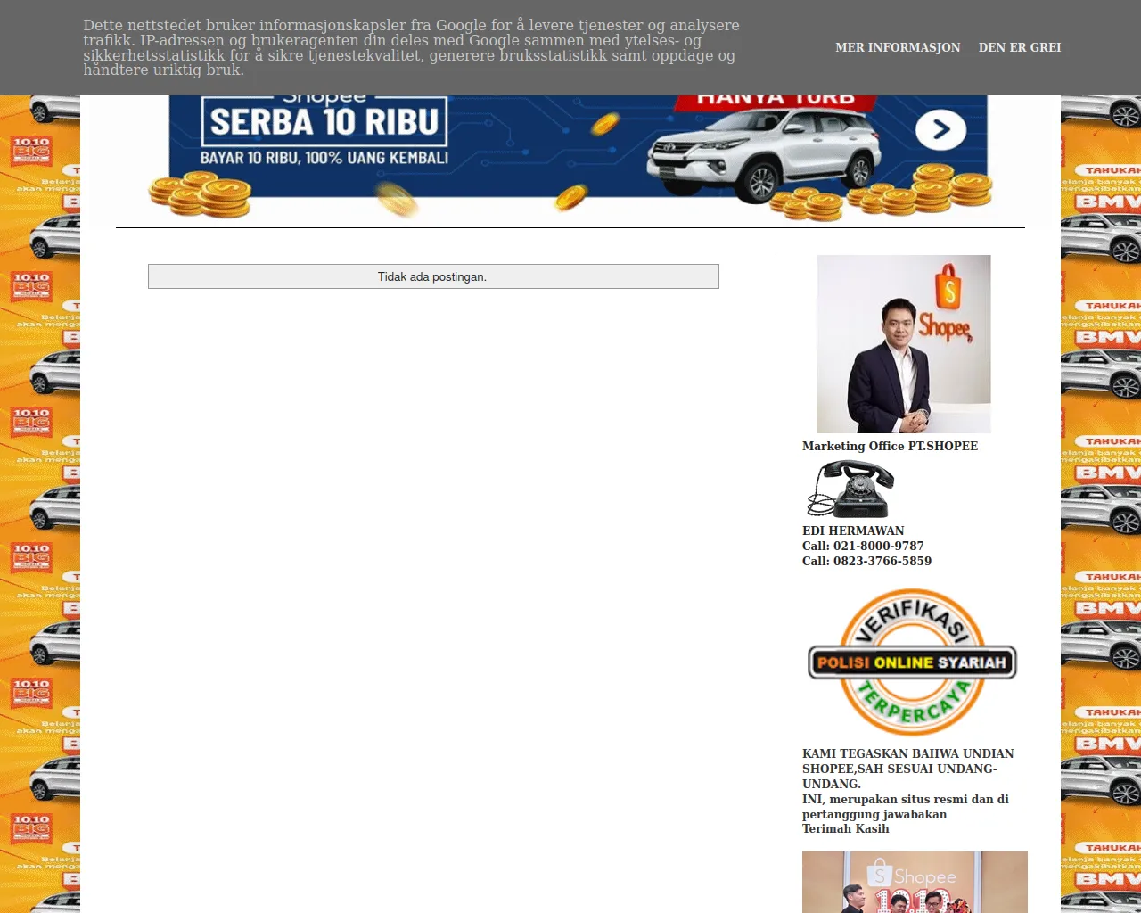 Screenshot of pt-shopee859.blogspot.com