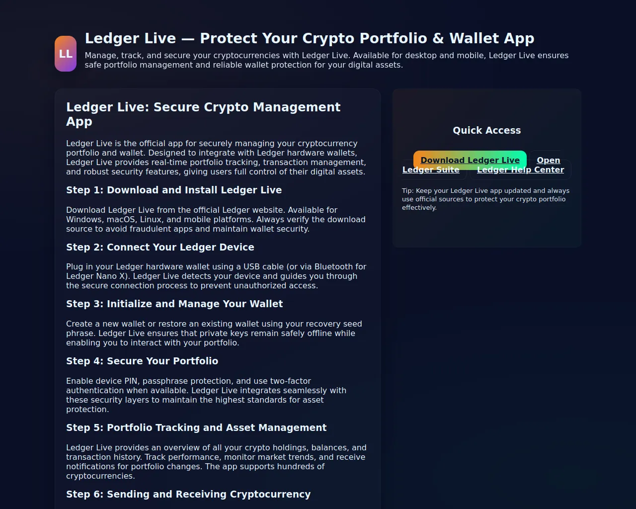 Screenshot of live-ledges-ask.pages.dev