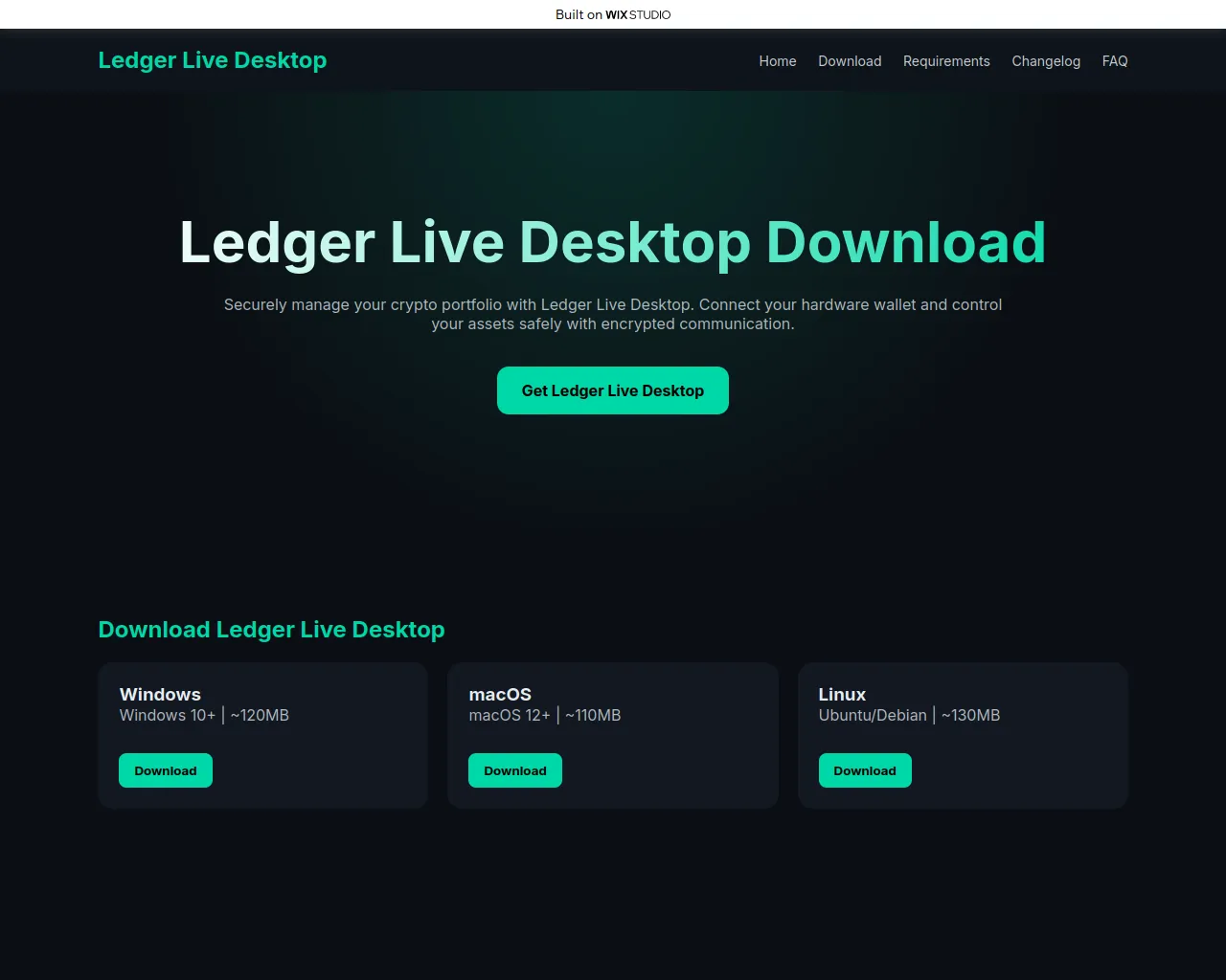 Screenshot of us-getdesktop.wixstudio.com