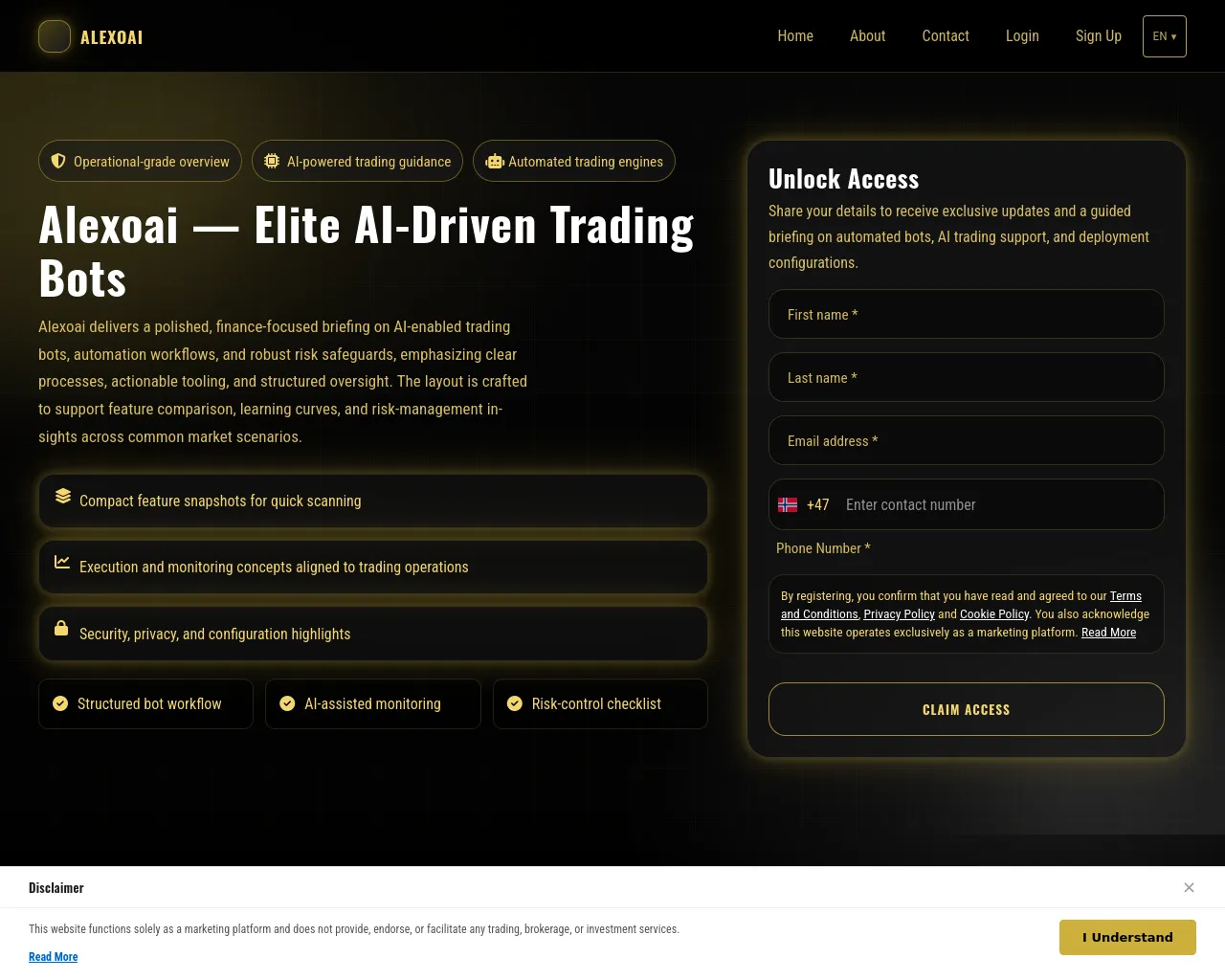 Screenshot of alexoai.pro