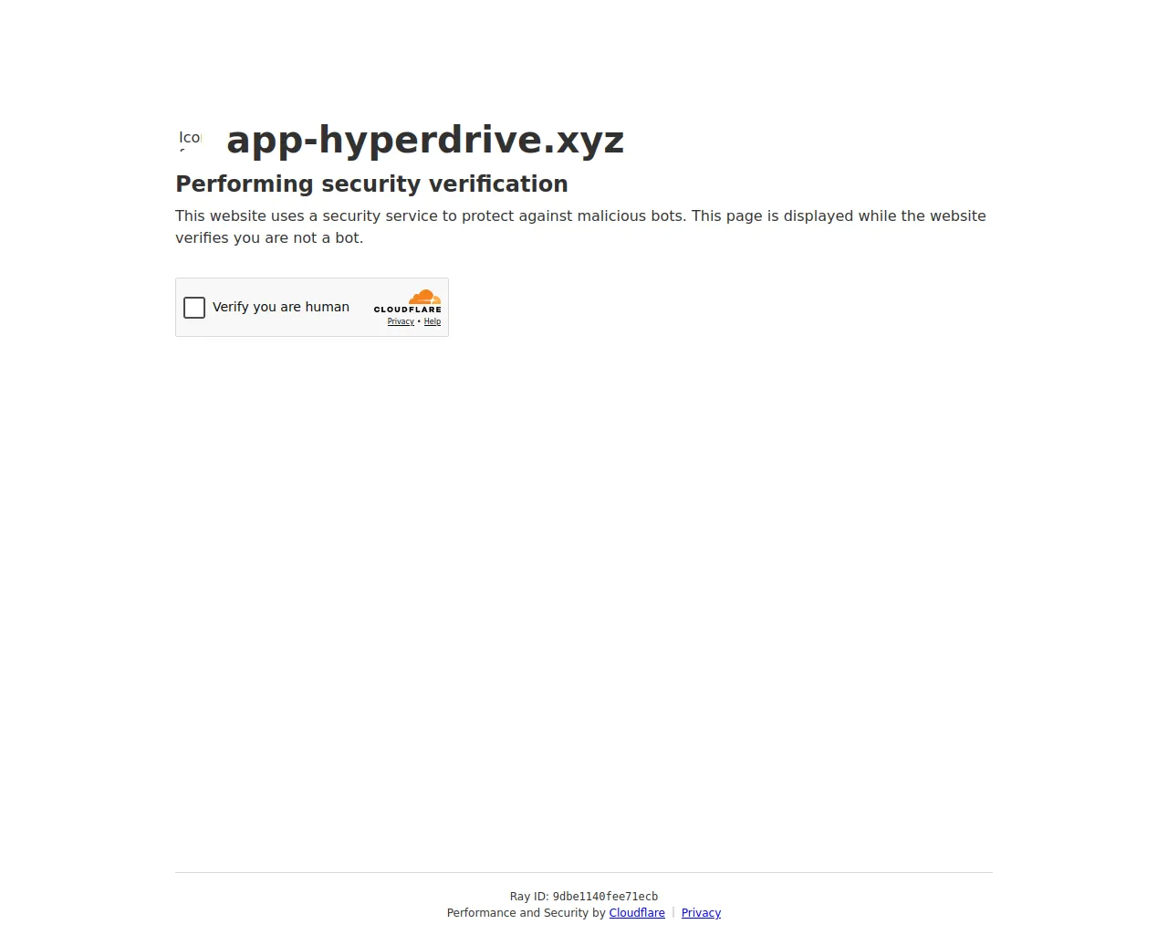 Screenshot of app-hyperdrive.xyz