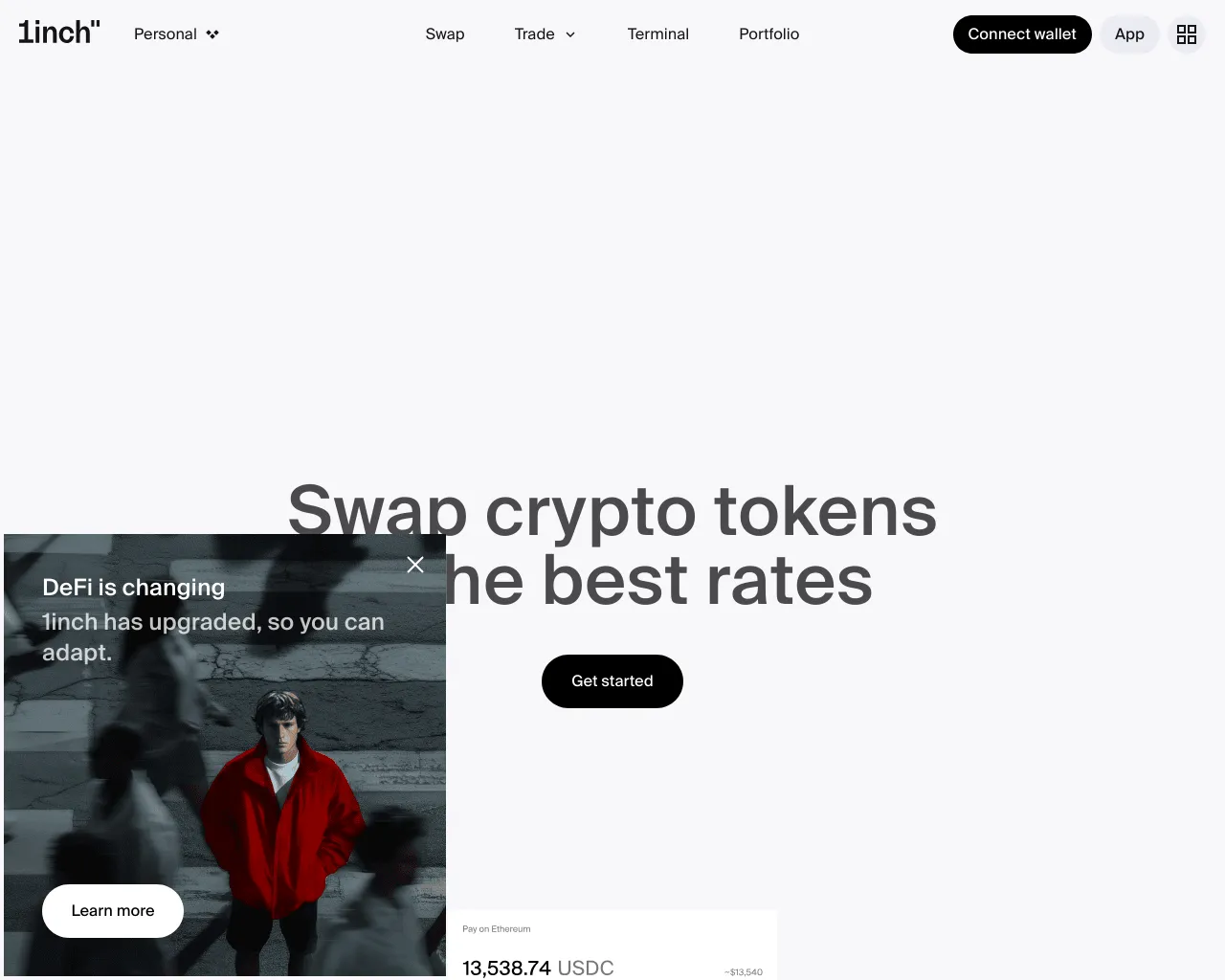 Screenshot of 1inch.com-svvap.co
