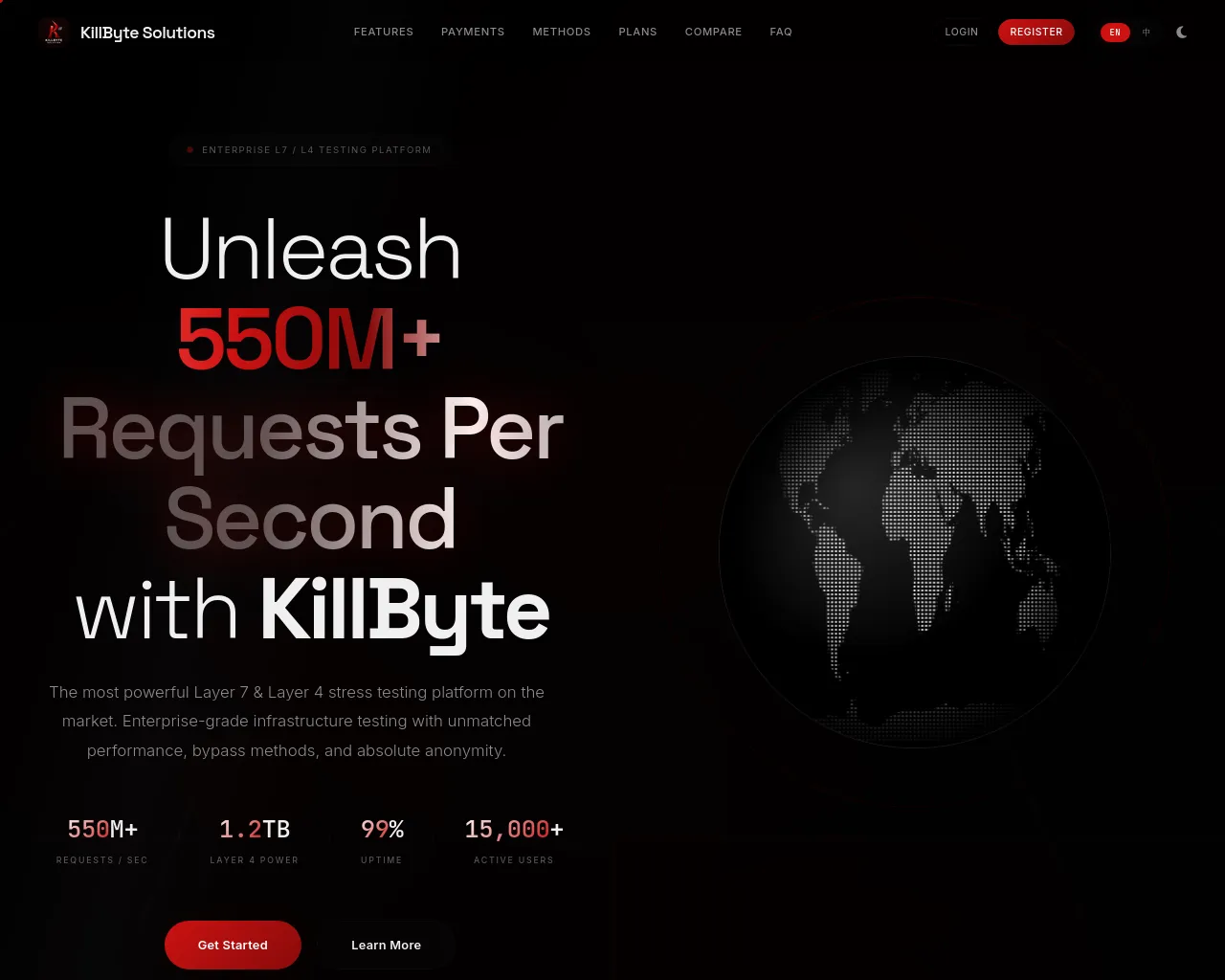 Screenshot of killbyte.cc
