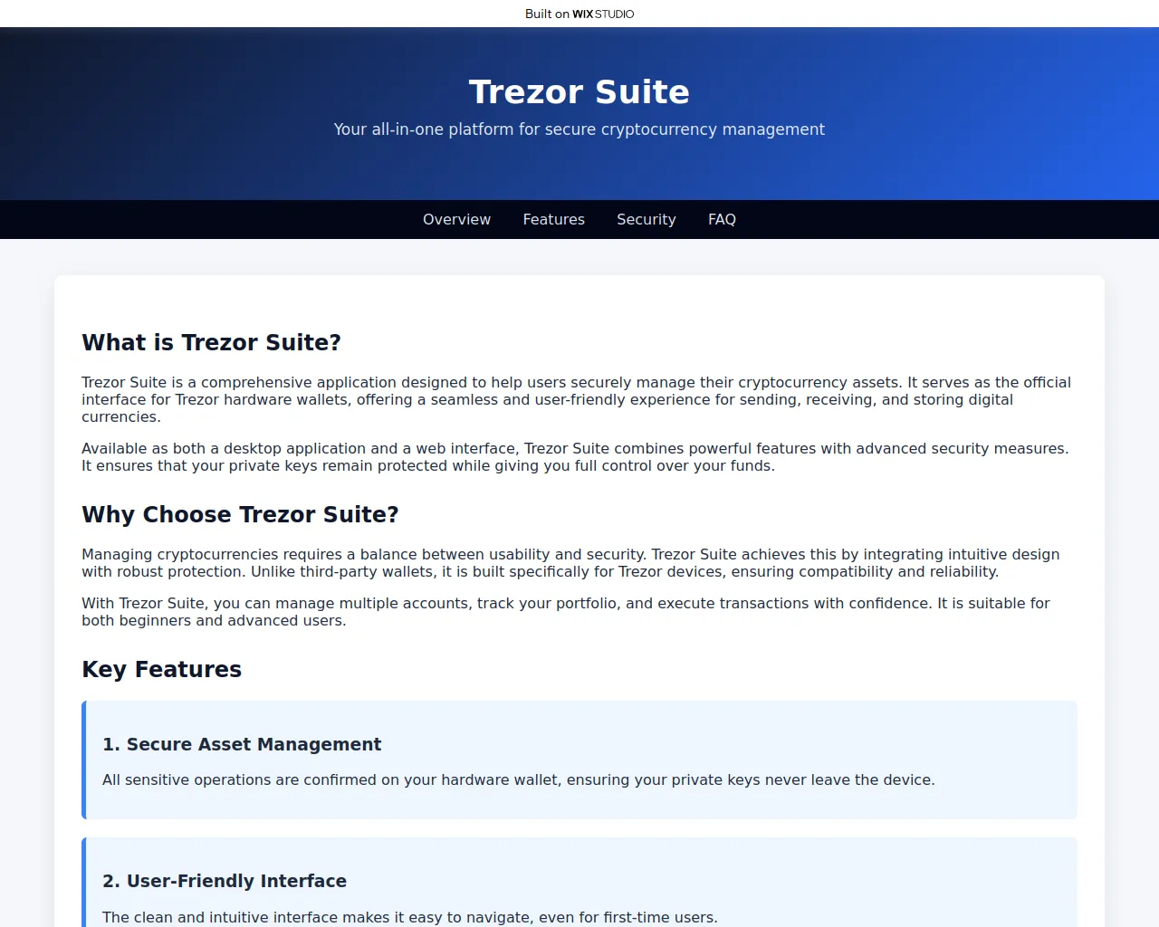 Screenshot of webhomepages.wixstudio.com