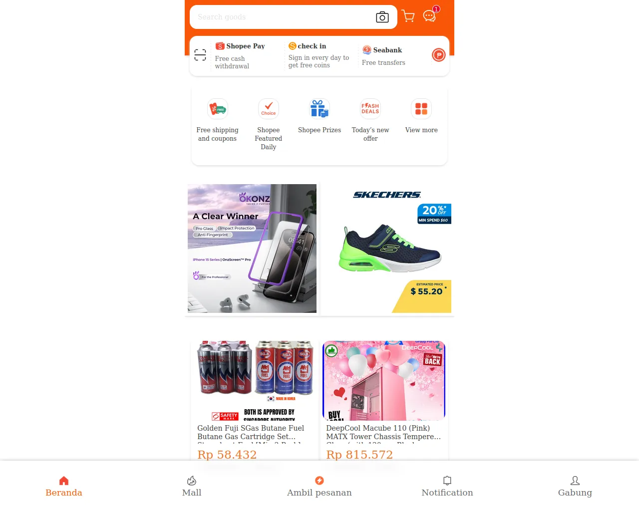 Screenshot of indokarirglobal.com