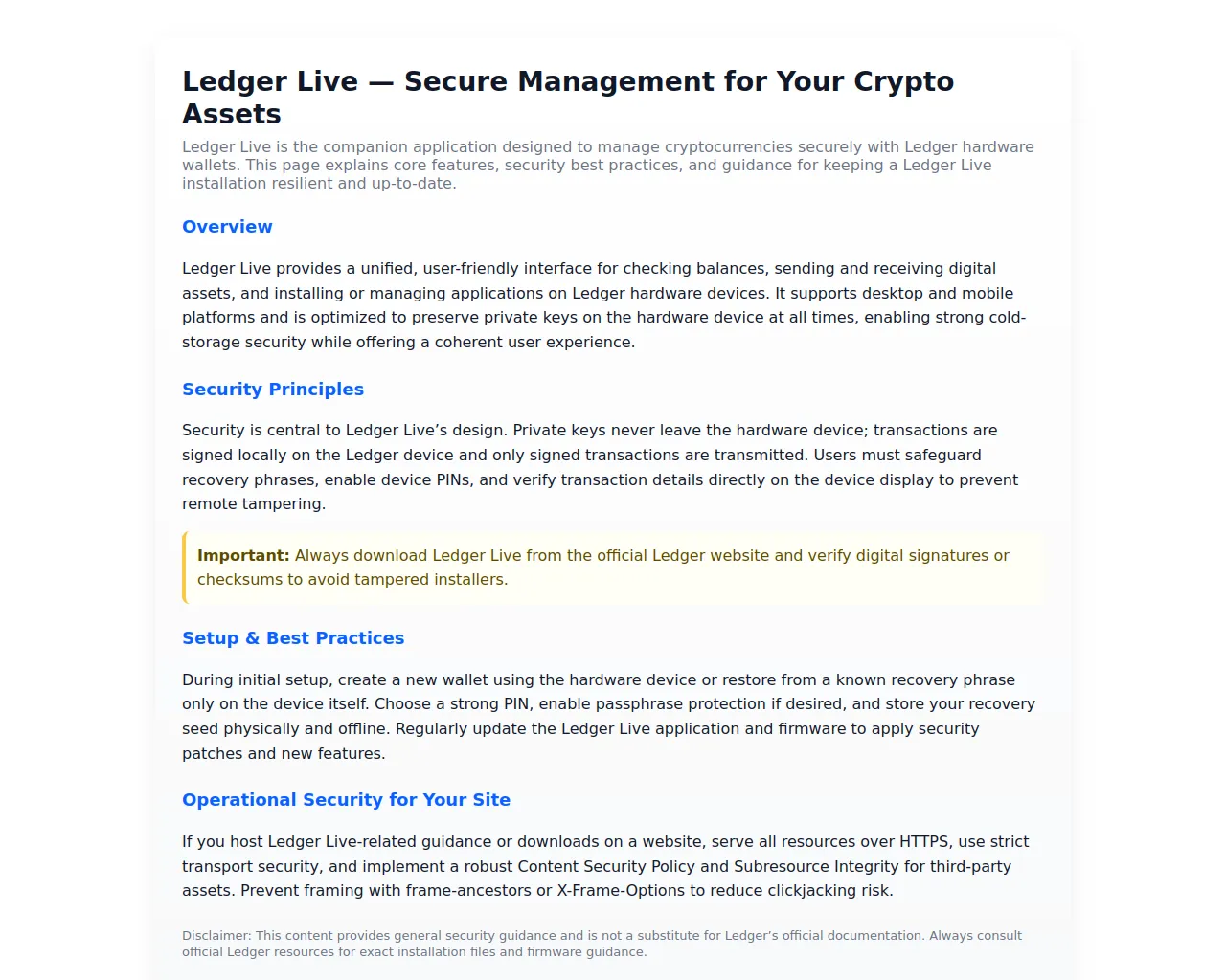 Screenshot of live-leger-app.pages.dev
