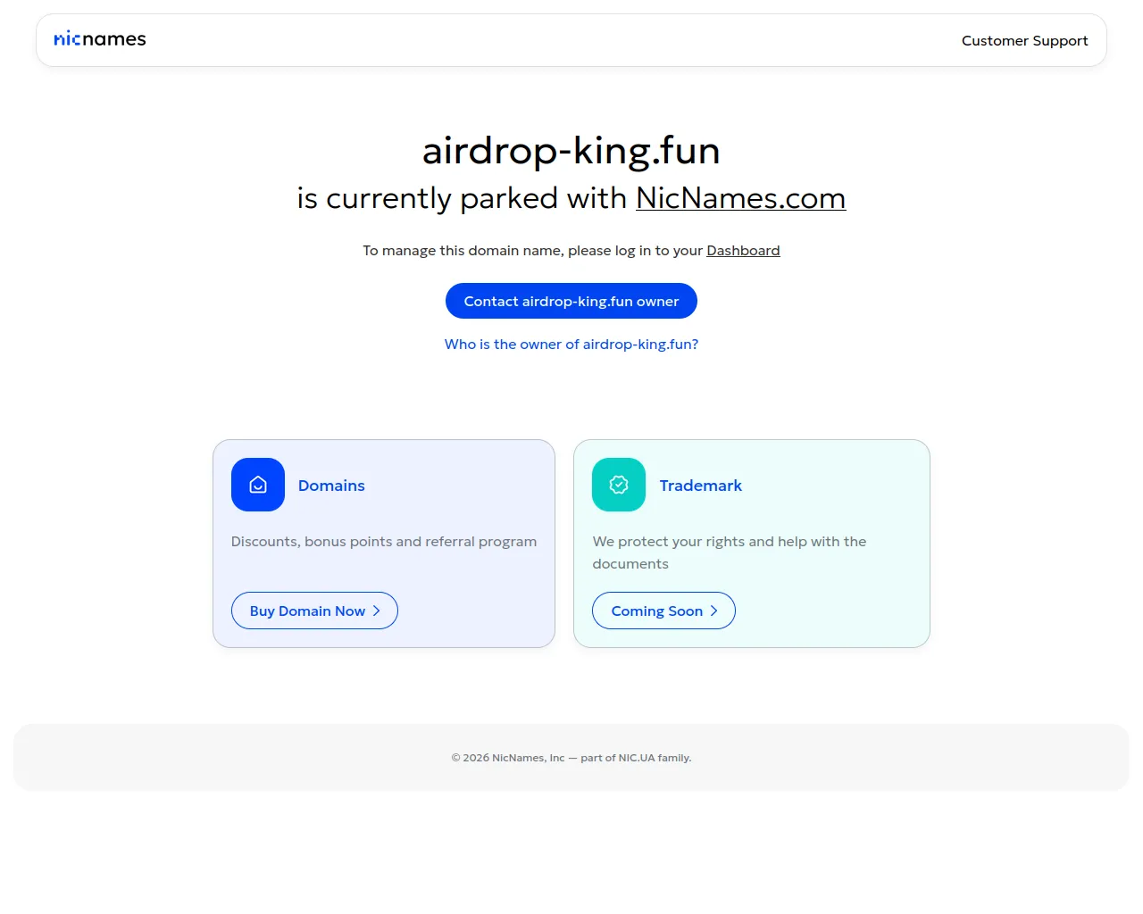 Screenshot of airdrop-king.fun