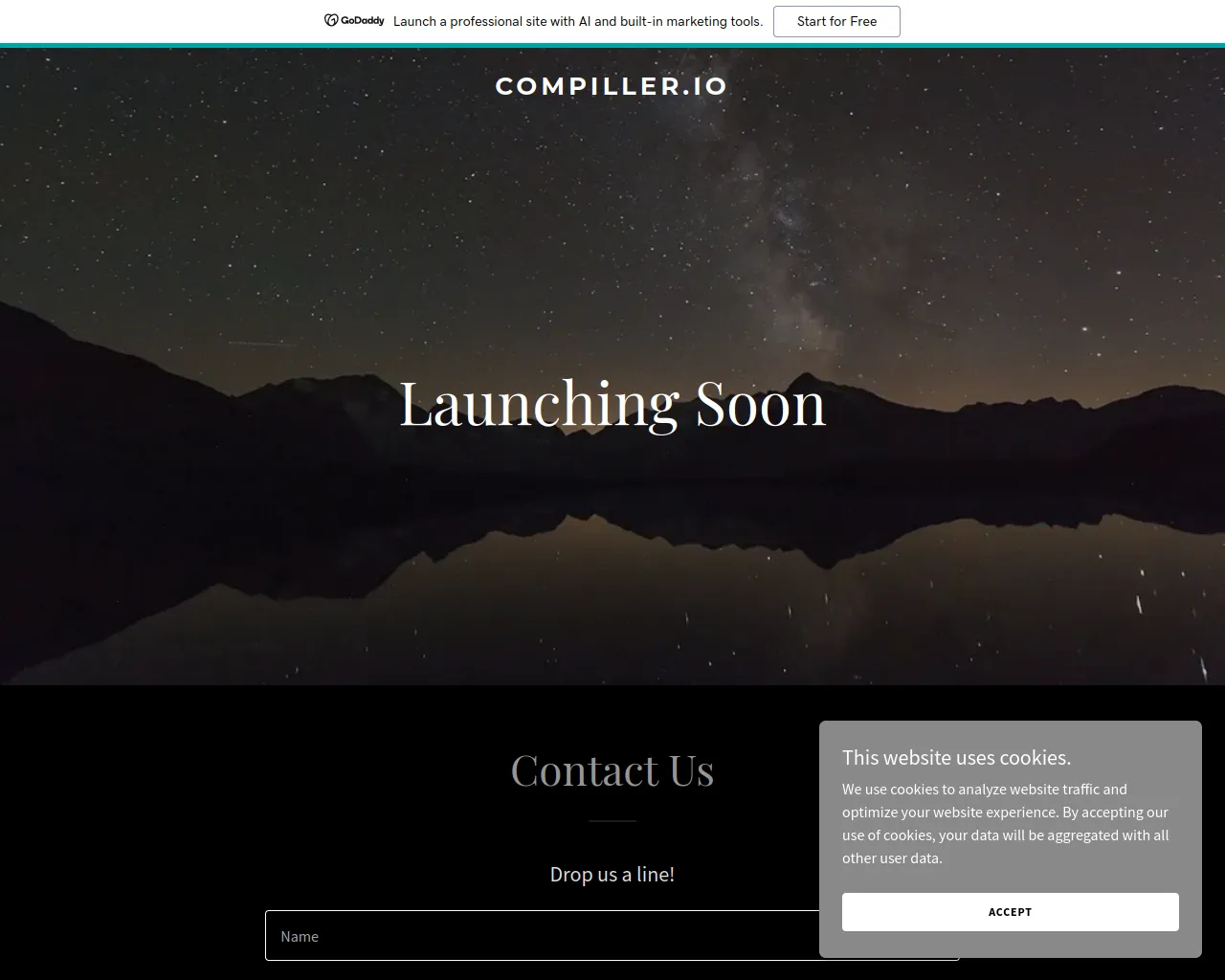 Screenshot of compiller.io