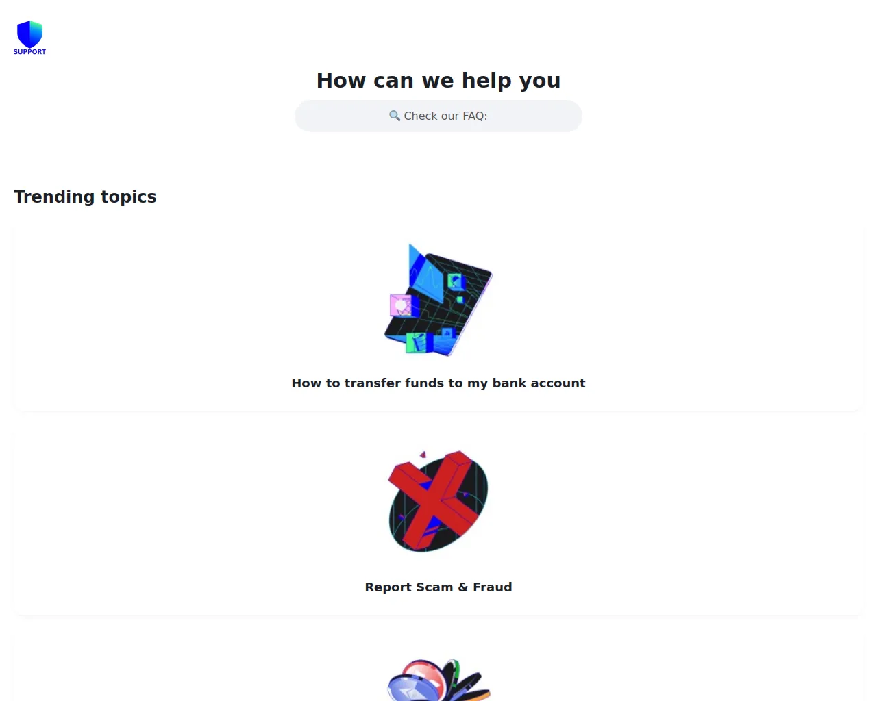 Screenshot of helpsupport.blog