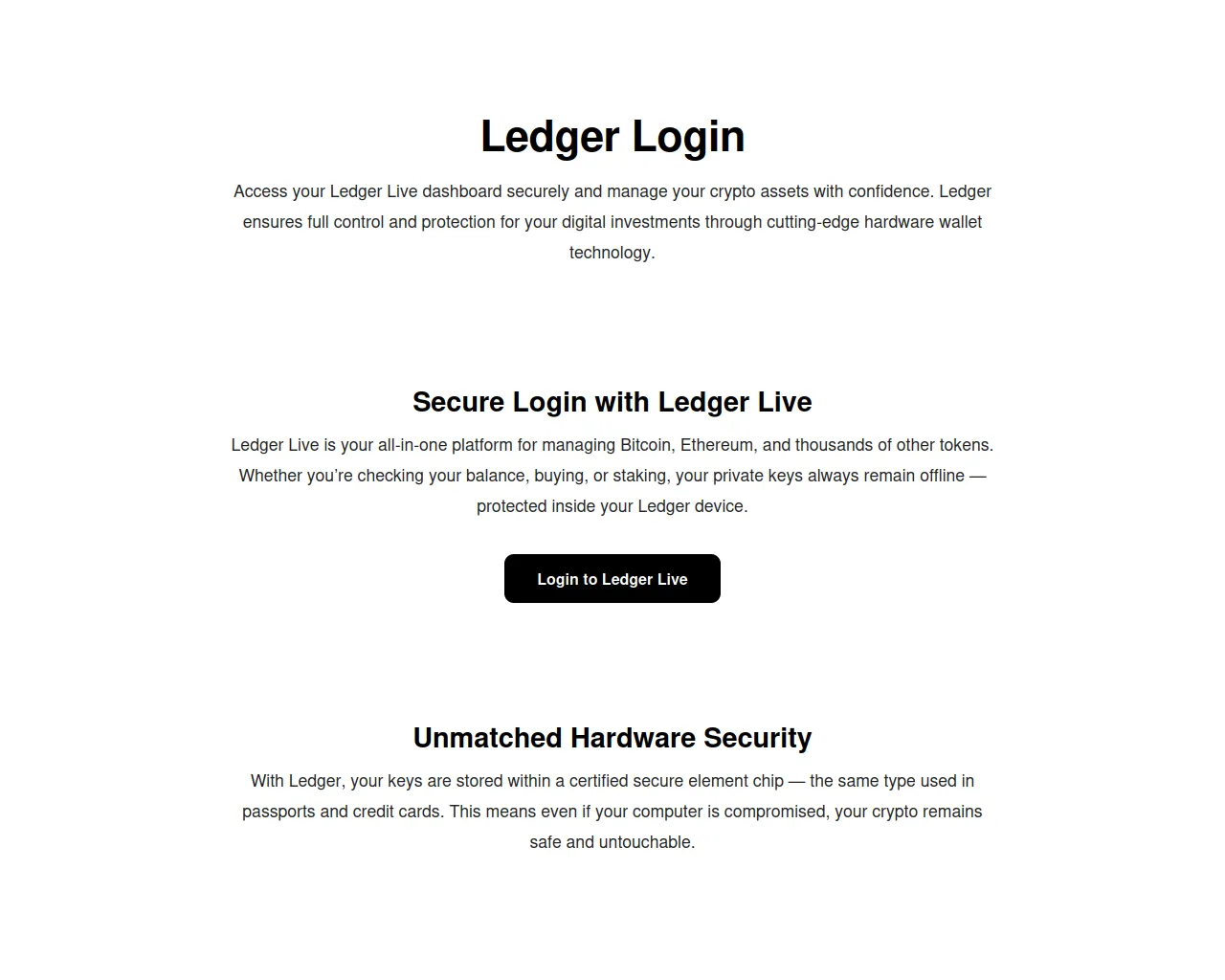 Screenshot of ledger-eng-login.pages.dev