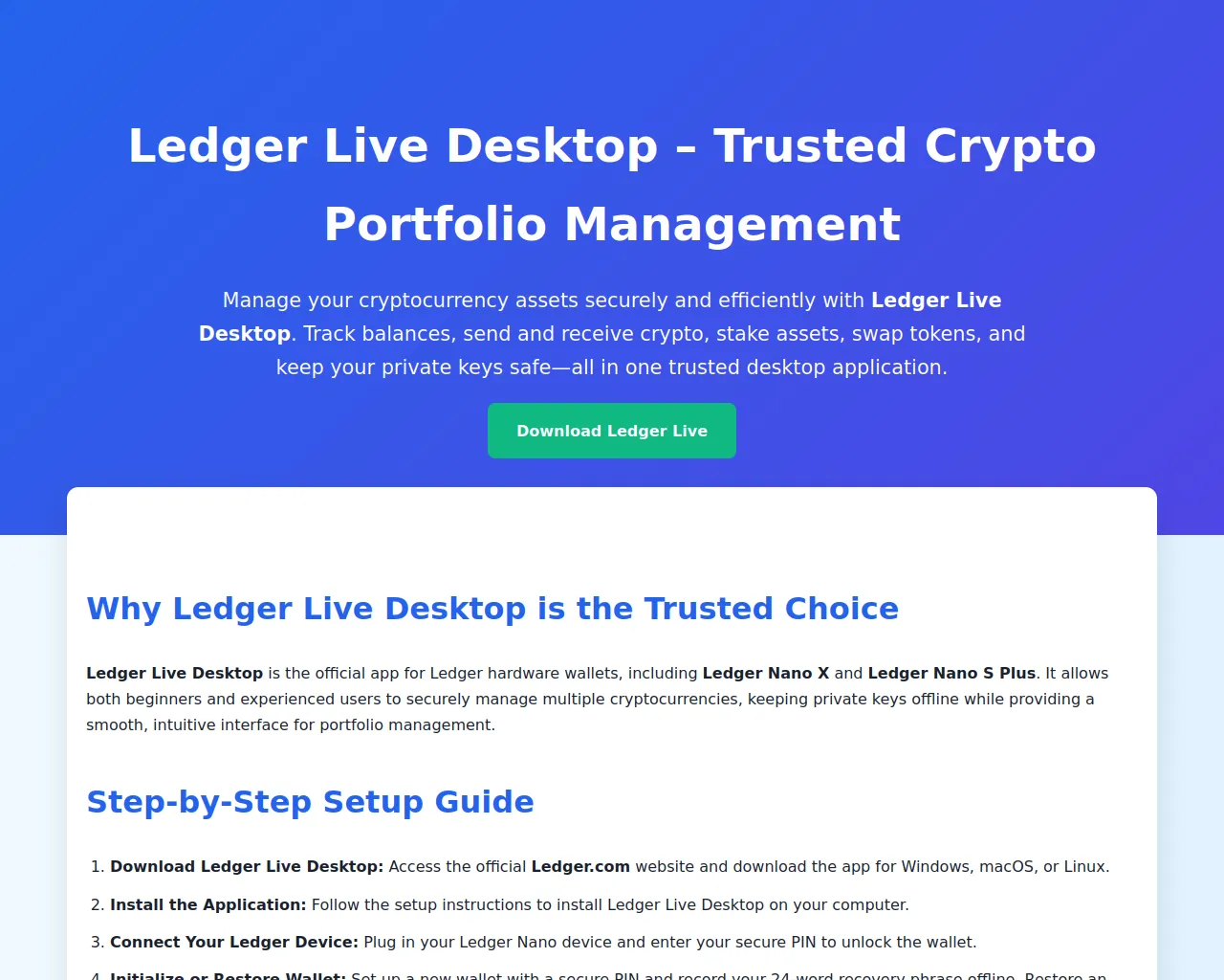 Screenshot of desktopp-ledgerlive.pages.dev