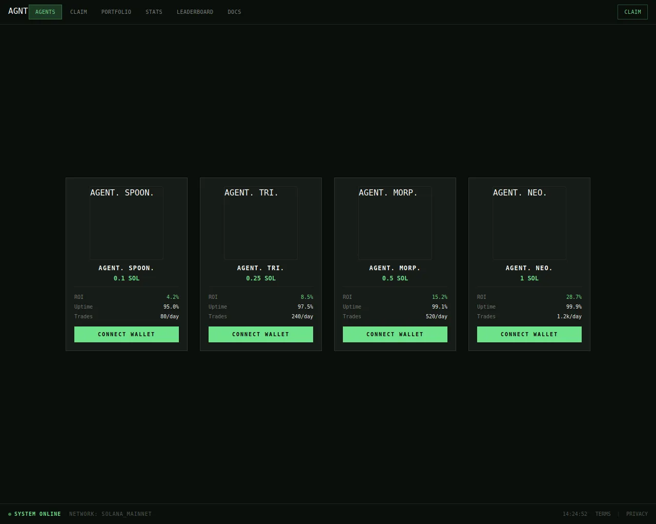 Screenshot of agntclaims.xyz