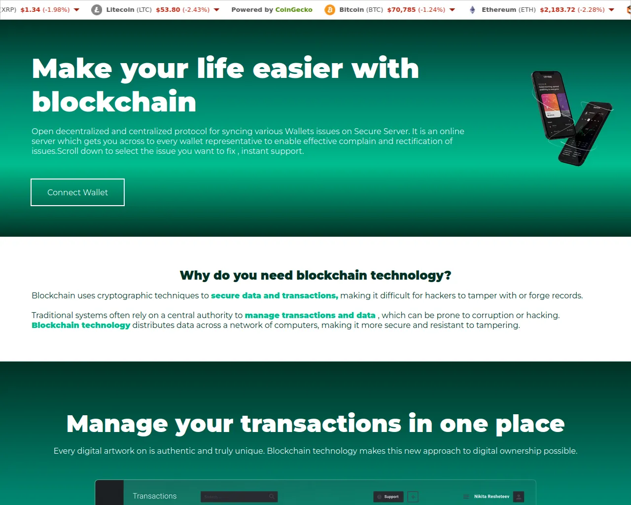 Screenshot of autosyncdappsreflect.xyz