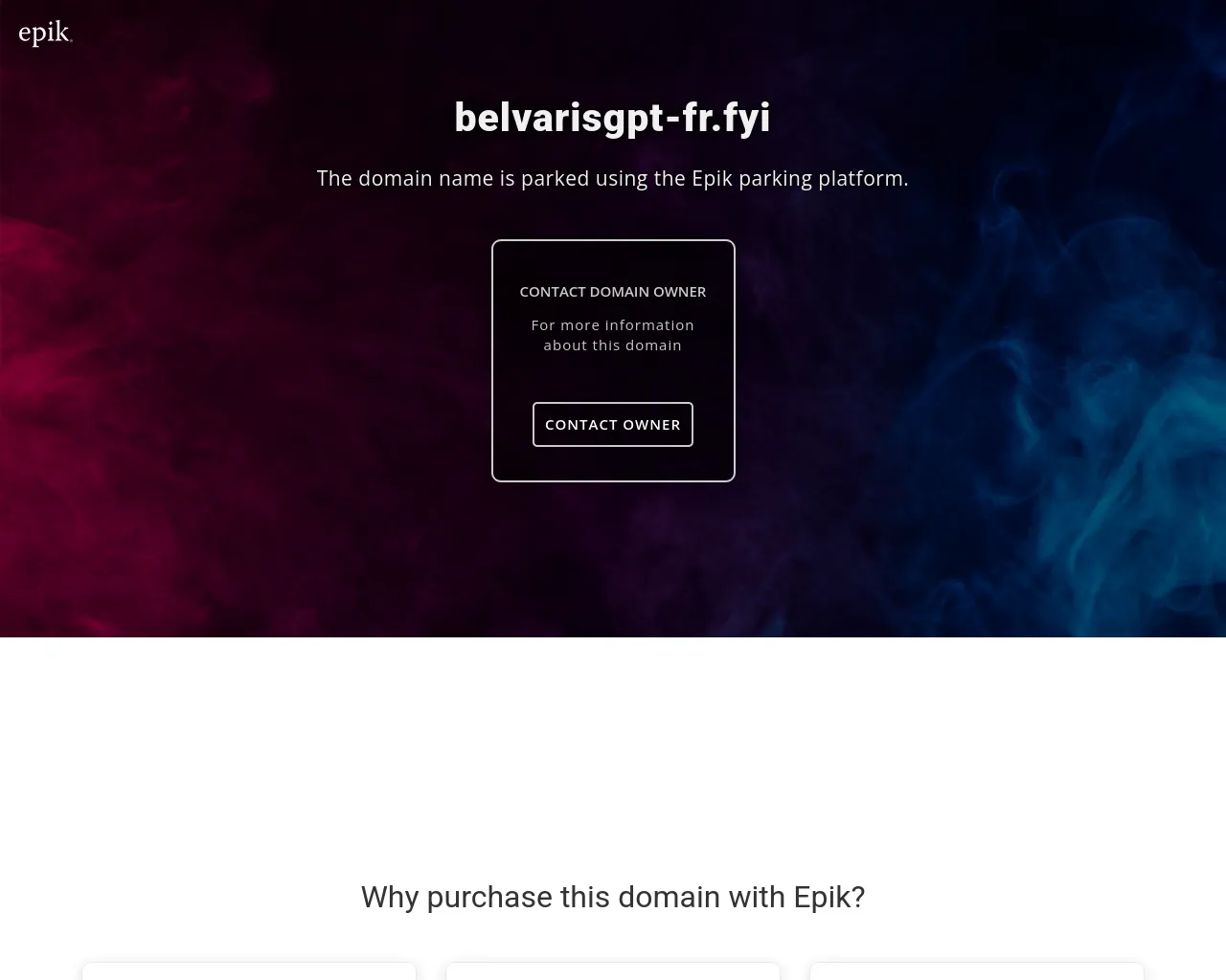 Screenshot of belvarisgpt-fr.fyi