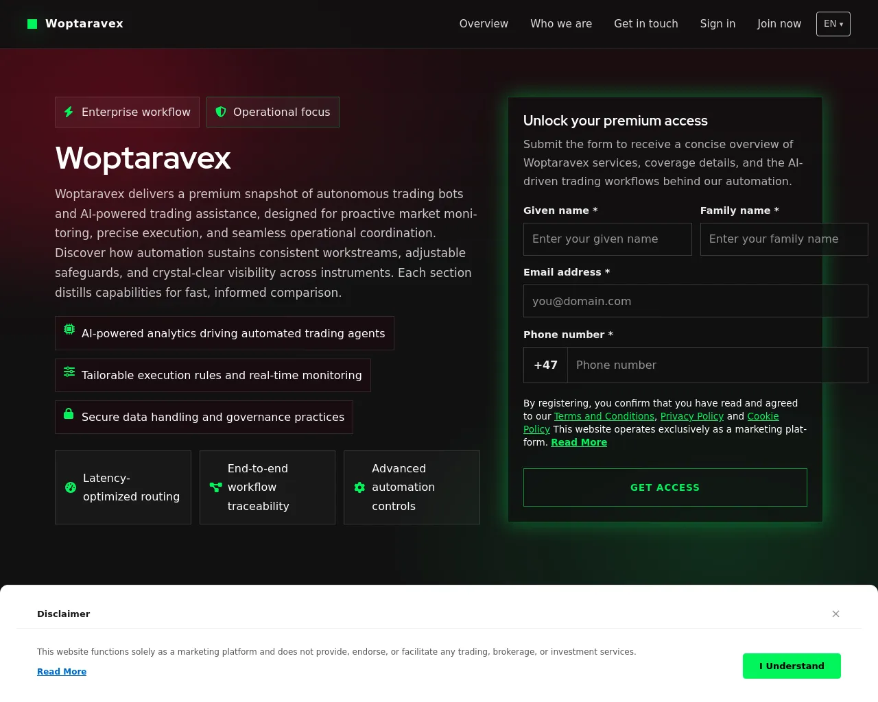 Screenshot of woptaravex.digital