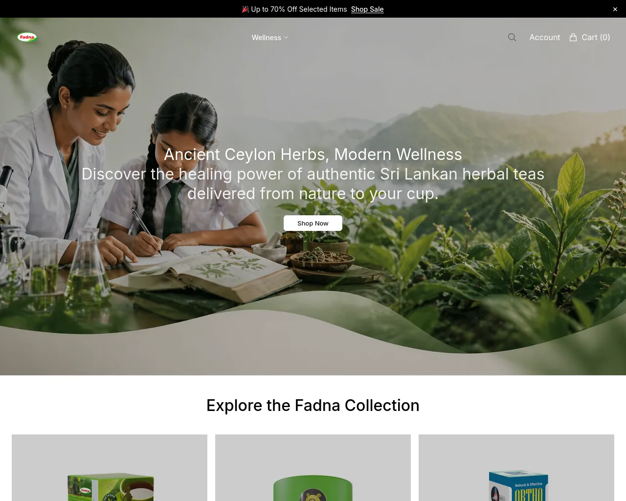 Screenshot of adna.shop