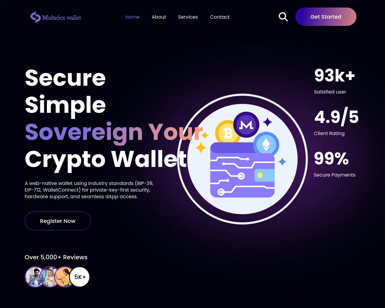 URLQuery capture for multidexwallet.com