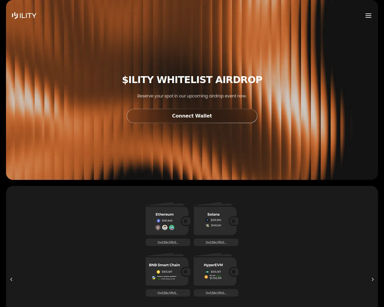 Screenshot of ility-ility.xyz