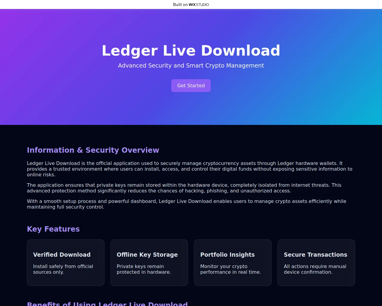 Screenshot of download-com.wixstudio.com