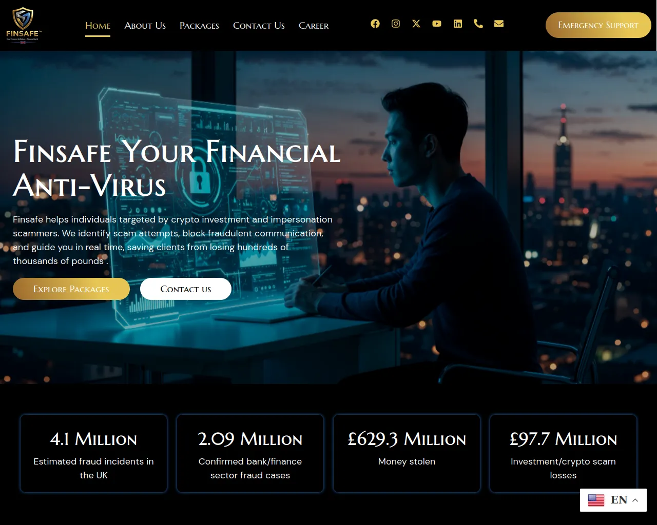 Screenshot of finsafe.uk